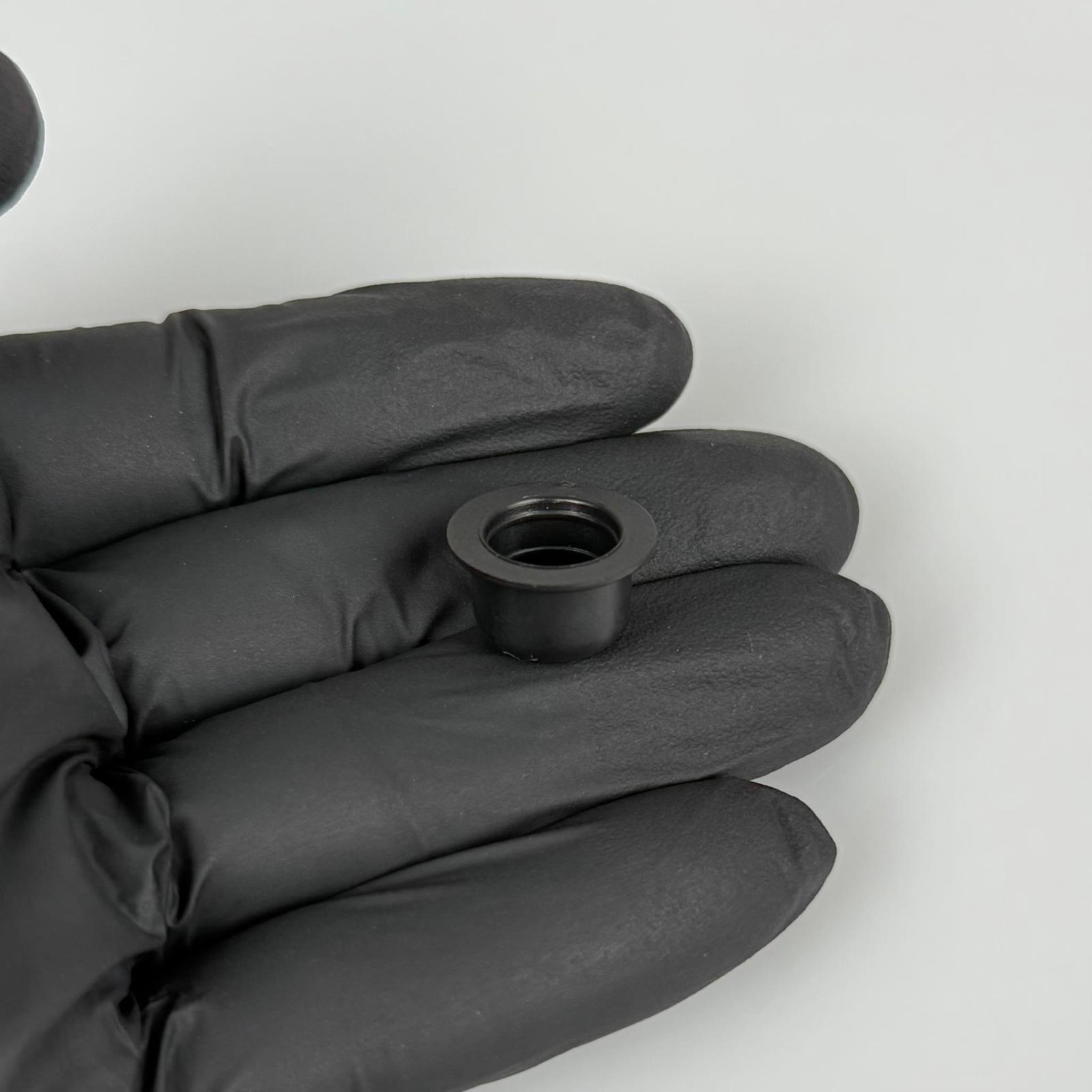 SİYAH PENİSİLİN TAPASI - PENİSİLİN VE FLAKON ŞİŞELERİ İÇİN PLASTİK TIPA (20 MM AĞIZ) - KÖR TIPA