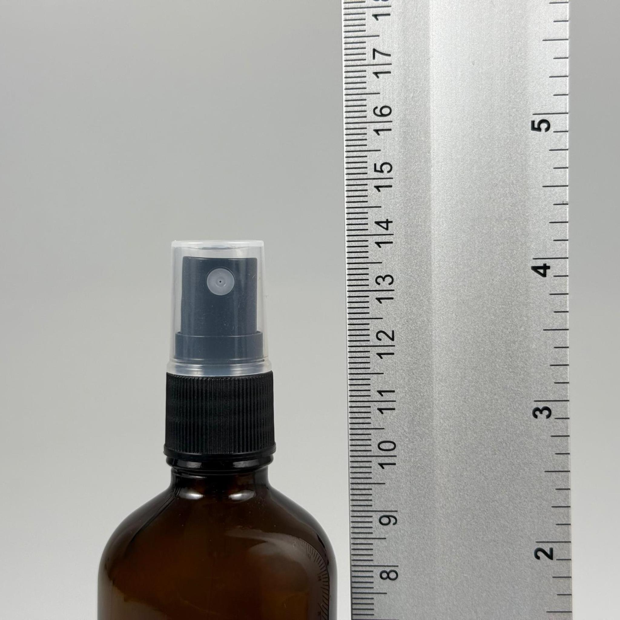 100 CC AMBER CAM ŞİŞE SİYAH SPREYLİ TAKIM - 100 ML SPREYLİ CAM ŞİŞE