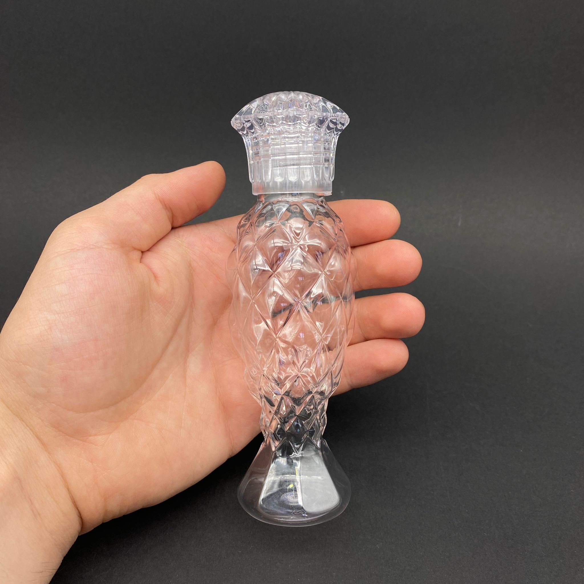 100 CC BALIKSIRTI ŞİŞE - KRİSTAL KAPAKLI - KOLONYA TIPALI - 100 ML PLASTİK KOLONYA ŞİŞESİ