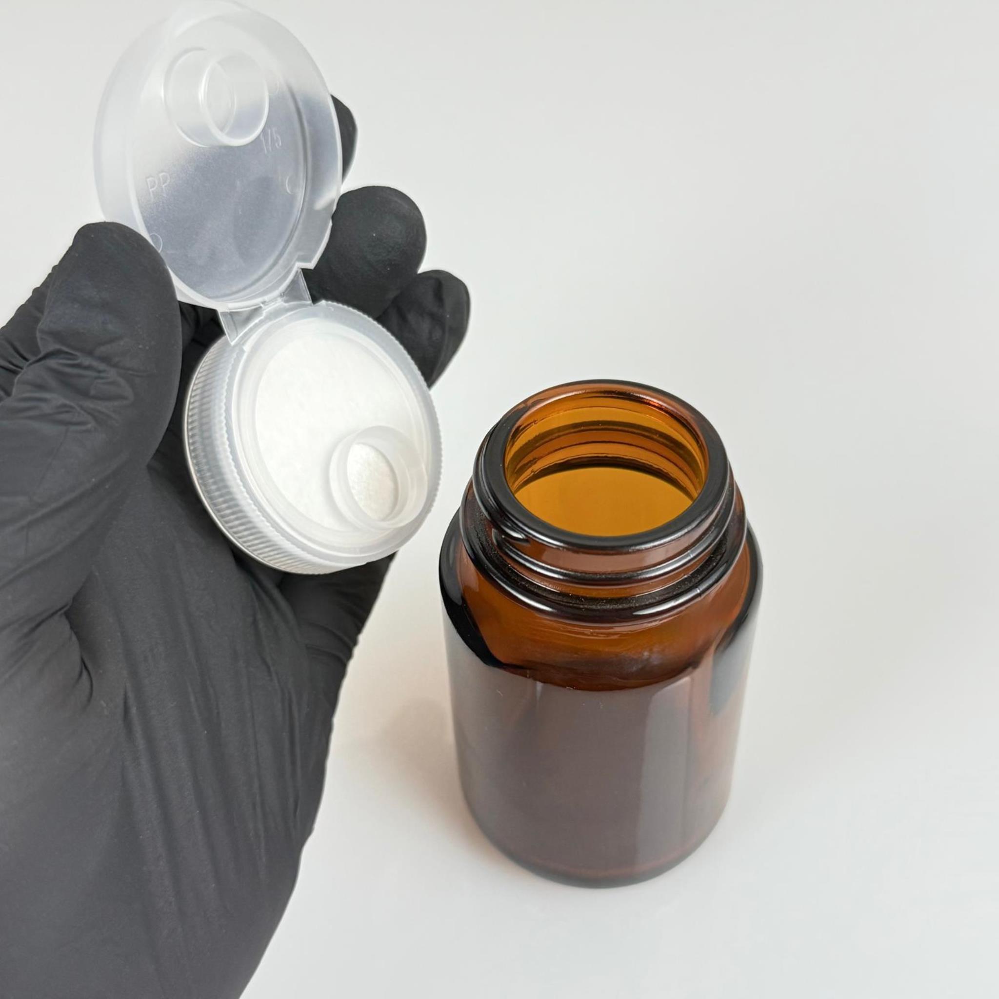 95 CC TABLET ŞİŞESİ + AÇILIR KAPANIR FLİPTOP KAPAK