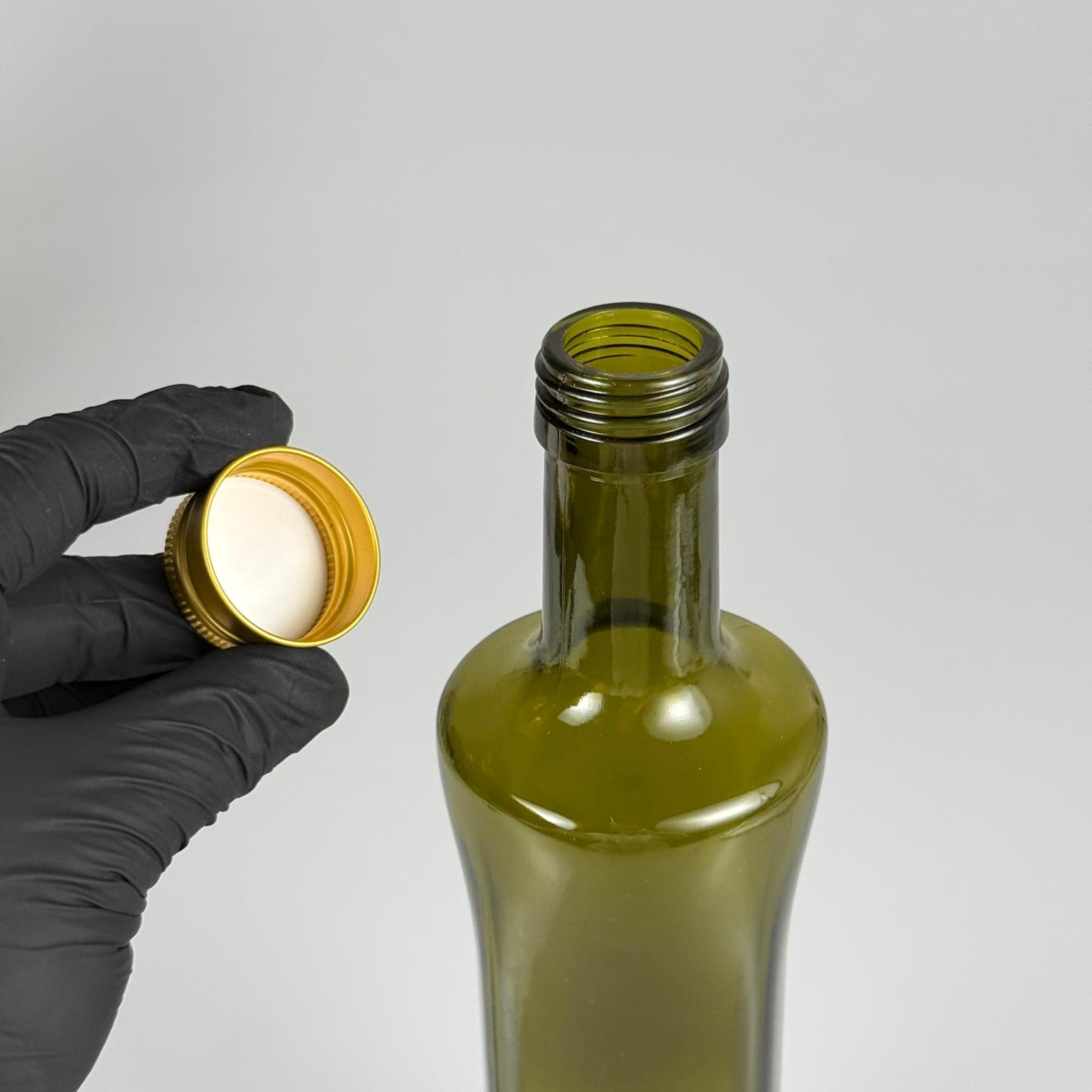 500 CC YEŞİL GEOLİVE CAM ŞİŞE - GOLD ALÜMİNYUM KAPAKLI - 500 ML OVAL ŞİŞE - GEOLİVE ŞİŞE 500 ML - zeytinyağı için renkli cam şişeleri - Şişecam Stok Kodu: 127050