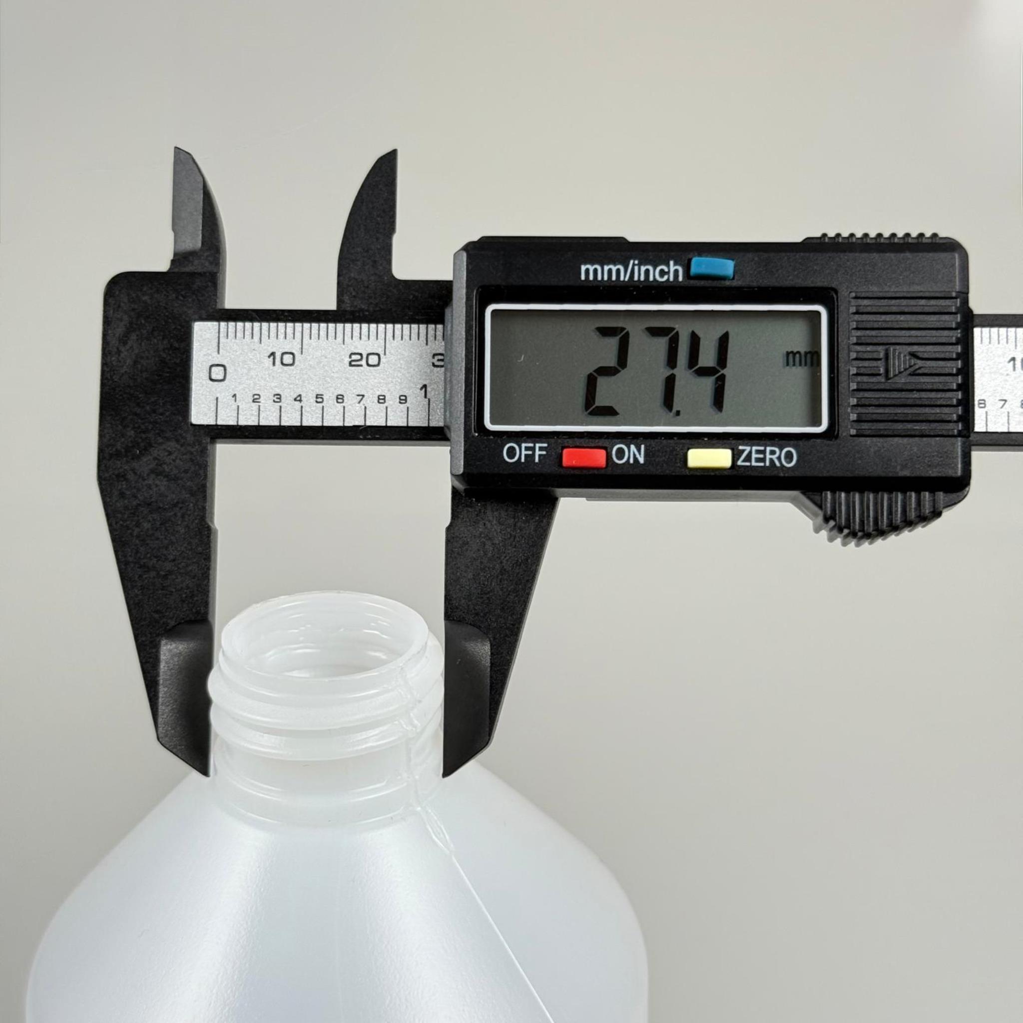 1 LİTRE TİNER ŞİŞESİ - 28 AĞIZ KAPAKSIZ - 1000 ML KİMYASALA DAYANIKLI PLASTİK ŞİŞE - 1 LT POLİETİLEN ŞİŞE UZUN