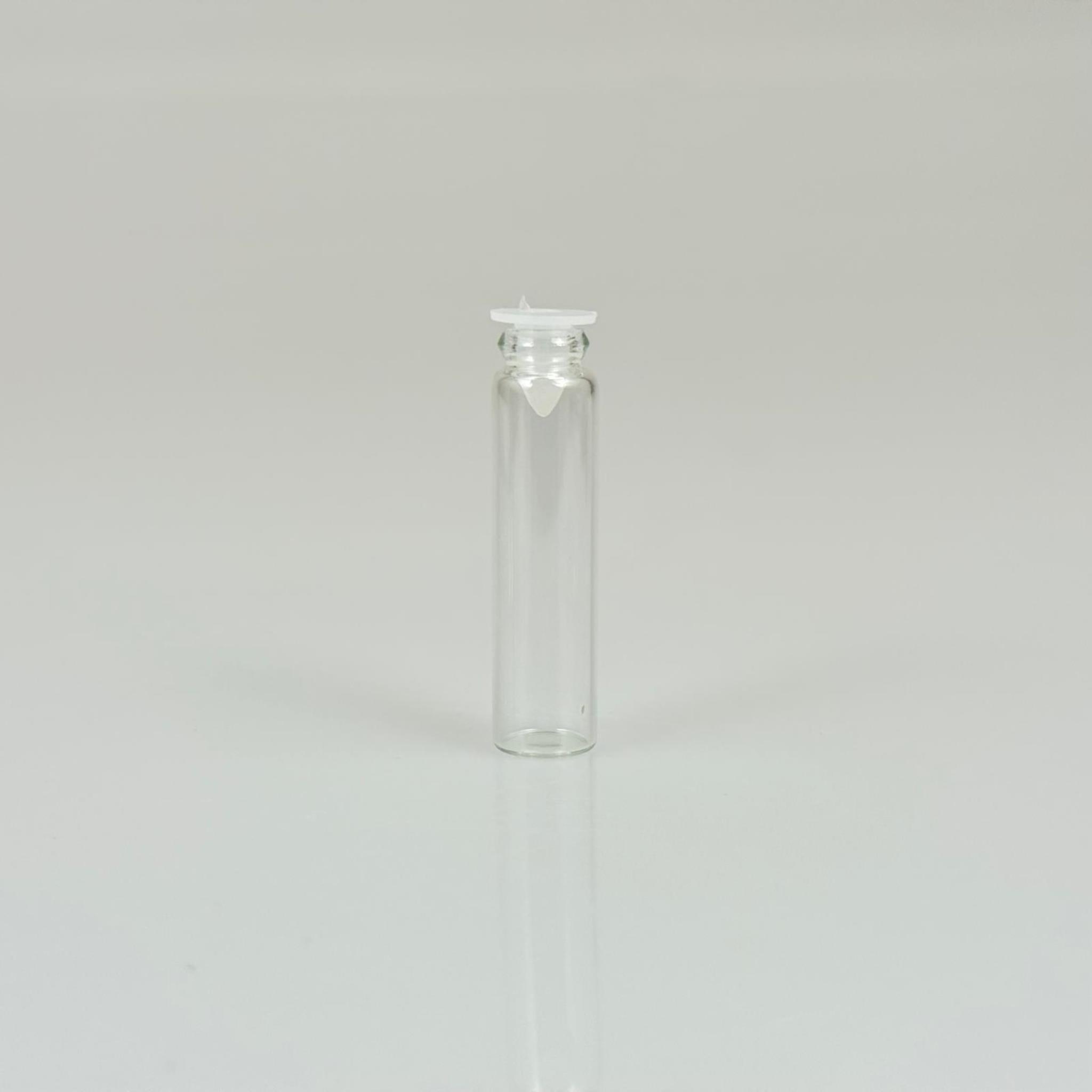 2 CC TESTER CAM ŞİŞE PLASTİK TIPALI - 2 ML MİNİ TESTER ŞİŞESİ - MİNİ CAM ŞİŞE TIPALI NUMUNE ŞİŞESİ