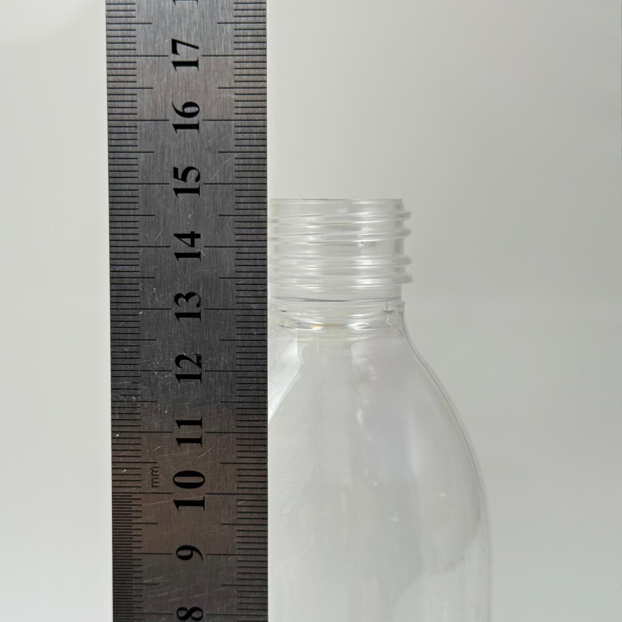 250 CC FRANSIZ MODEL ŞEFFAF PET ŞİŞE - KAPAKSIZ (28 AĞIZ) - 250 ML KALIN PET ŞİŞE