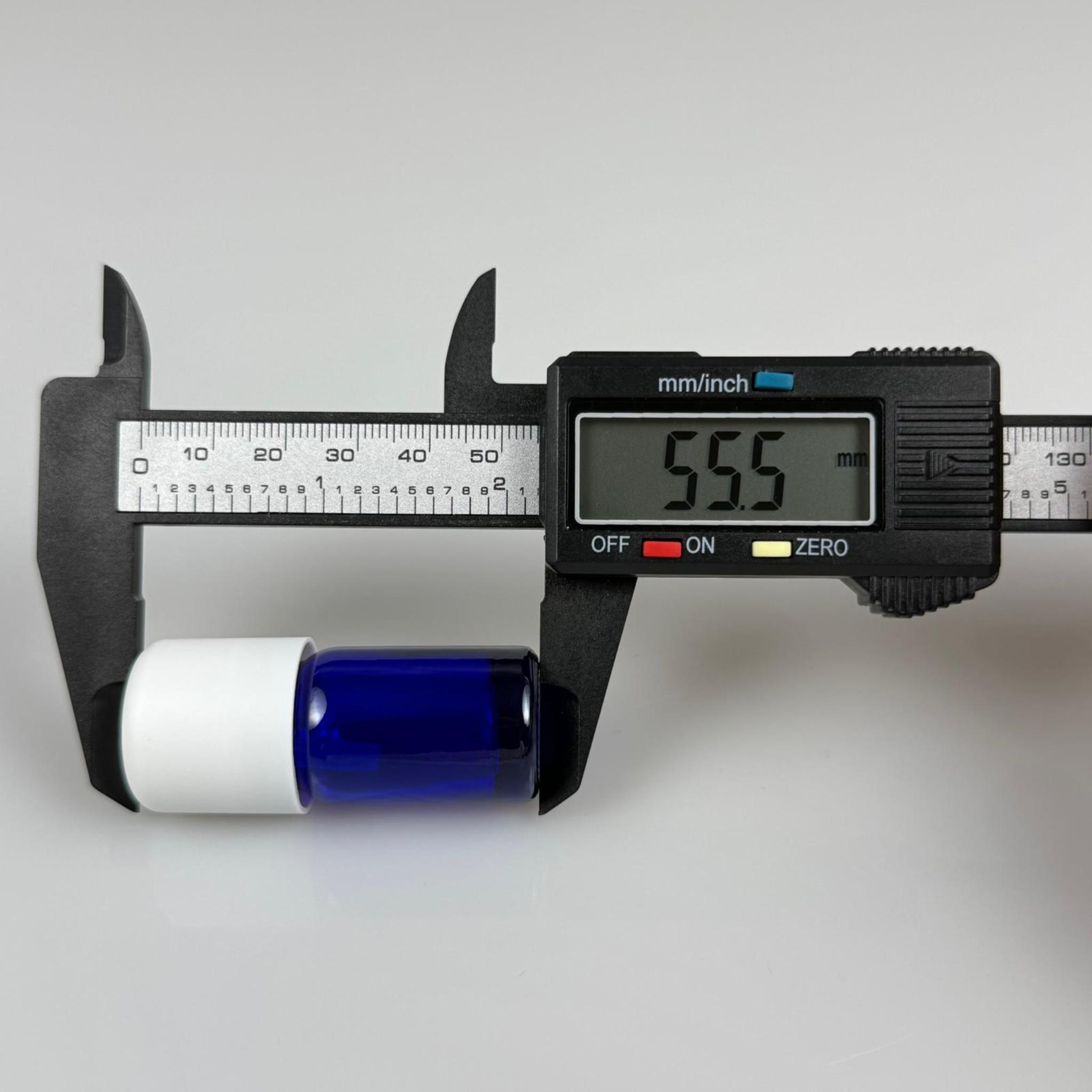 5 CC MAVİ CAM ŞİŞE + İÇTEN DAMLALIKLI ÇOCUK KİLİTLİ BEYAZ KAPAK - MAVİ 5 ML KİLİT KAPAKLI DAMLATMALI ŞİŞE