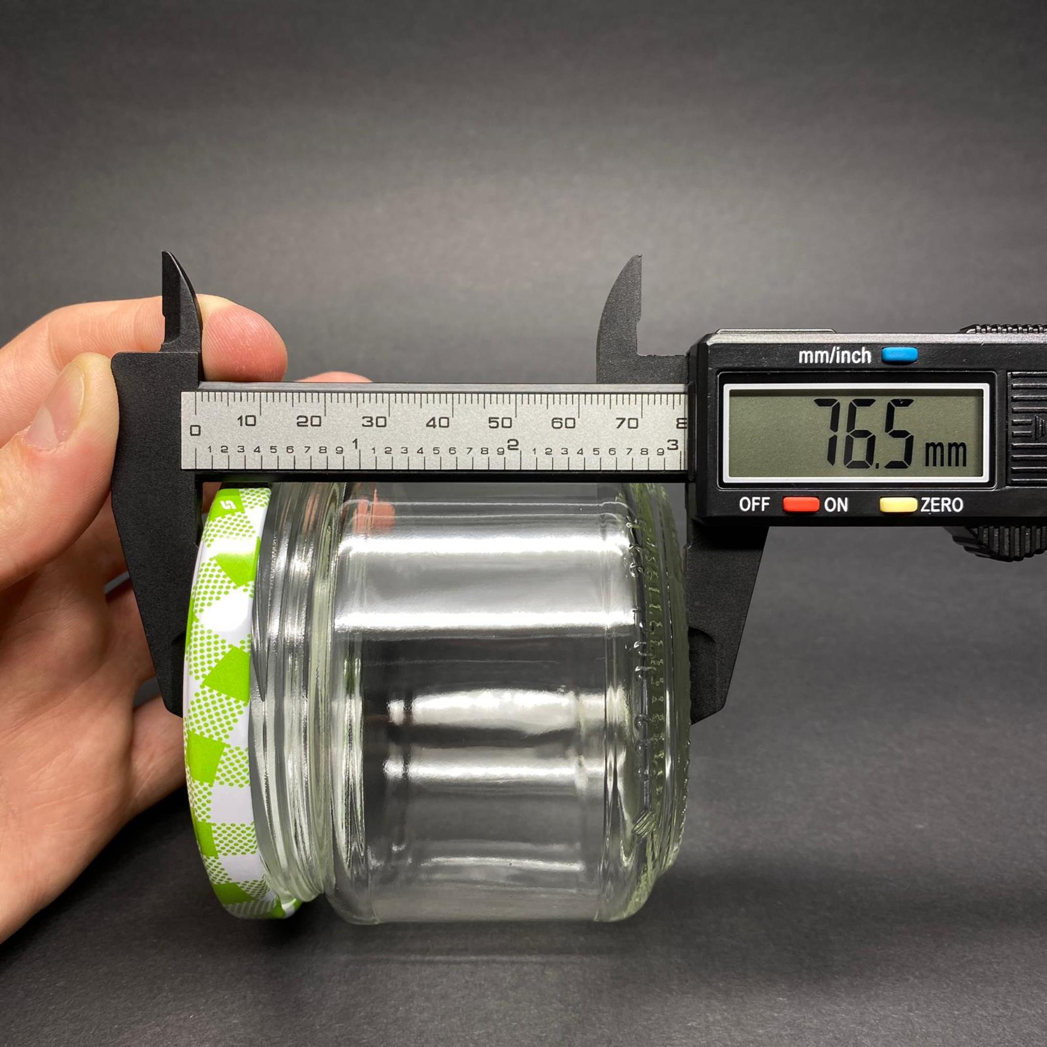 300 CC CAM KAVANOZ (SİLME HACİM 330 ML) - YEŞİL EKOSE METAL KAPAKLI - 300 ML CAM MAGNOLİA TATLI KAVANOZU - KONSERVE KAVANOZU