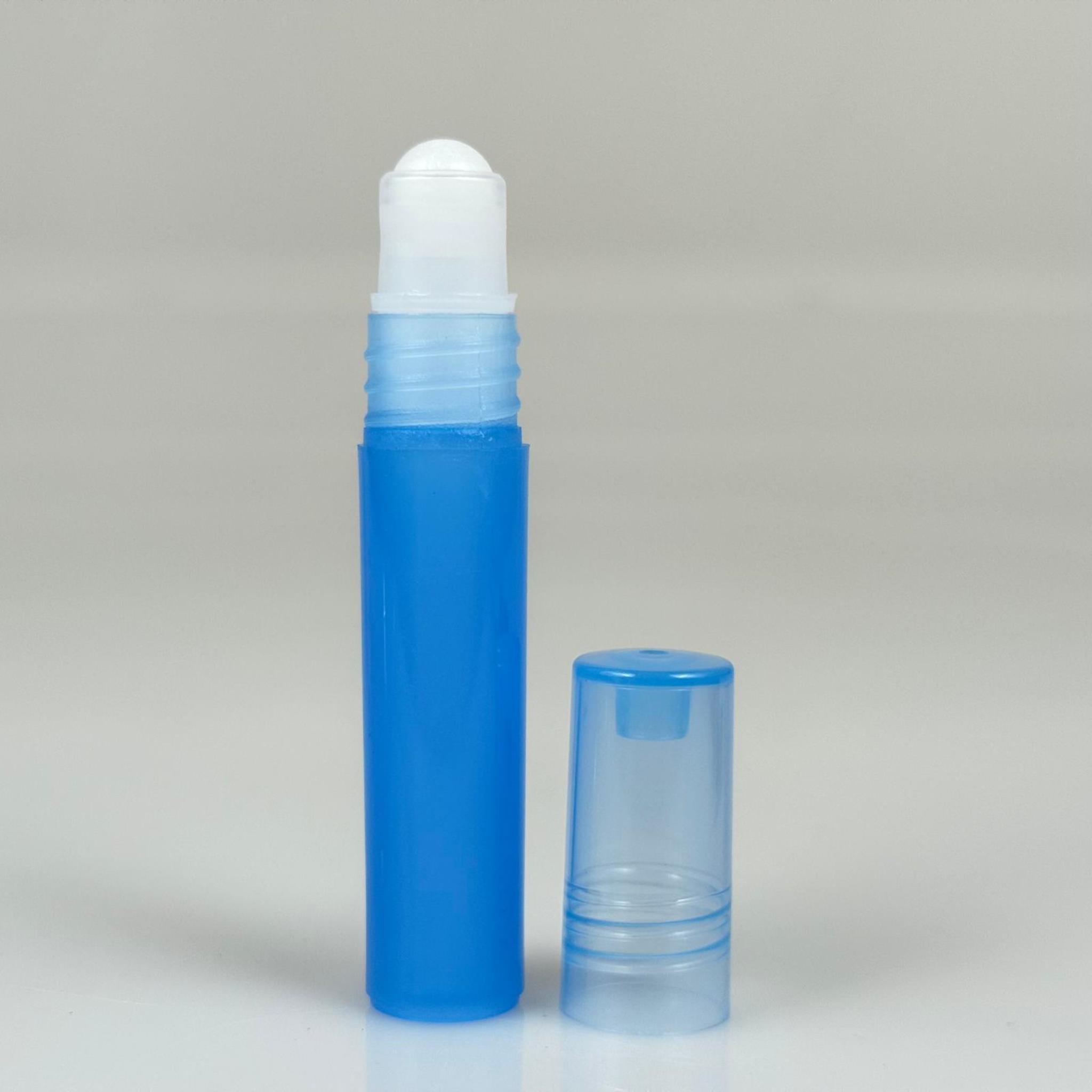 2,5 CC PLASTİK ROLL-ON ŞİŞE - BİLYELİ ŞİŞE - MİS ŞİŞESİ - ESANS ŞİŞESİ - KOKU - ŞİŞESİ - PARFÜMERİ ŞİŞESİ - MAVİ