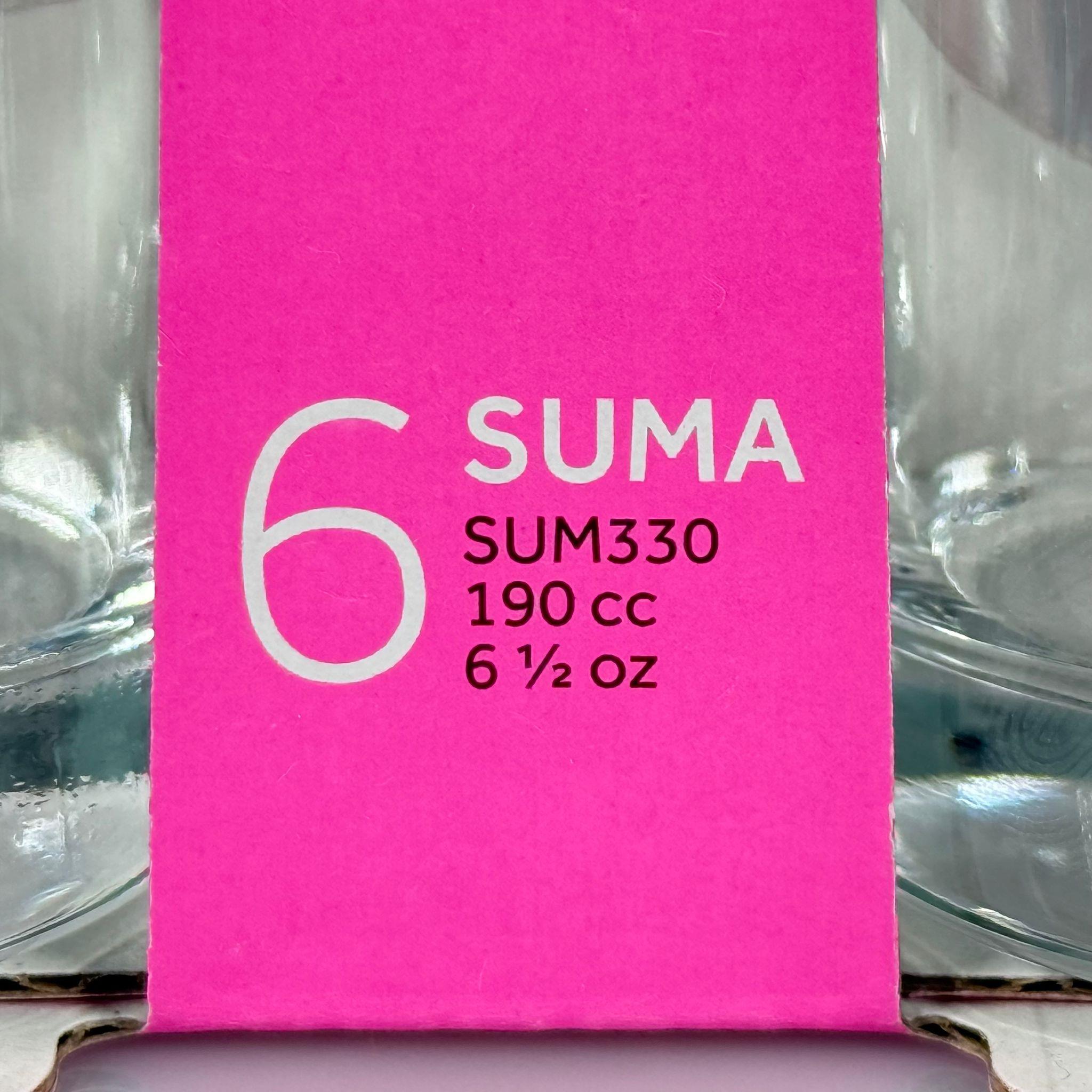 LAV SUM330 LİMONATA BARDAĞI 6'lı İNCE UZUN BARDAK