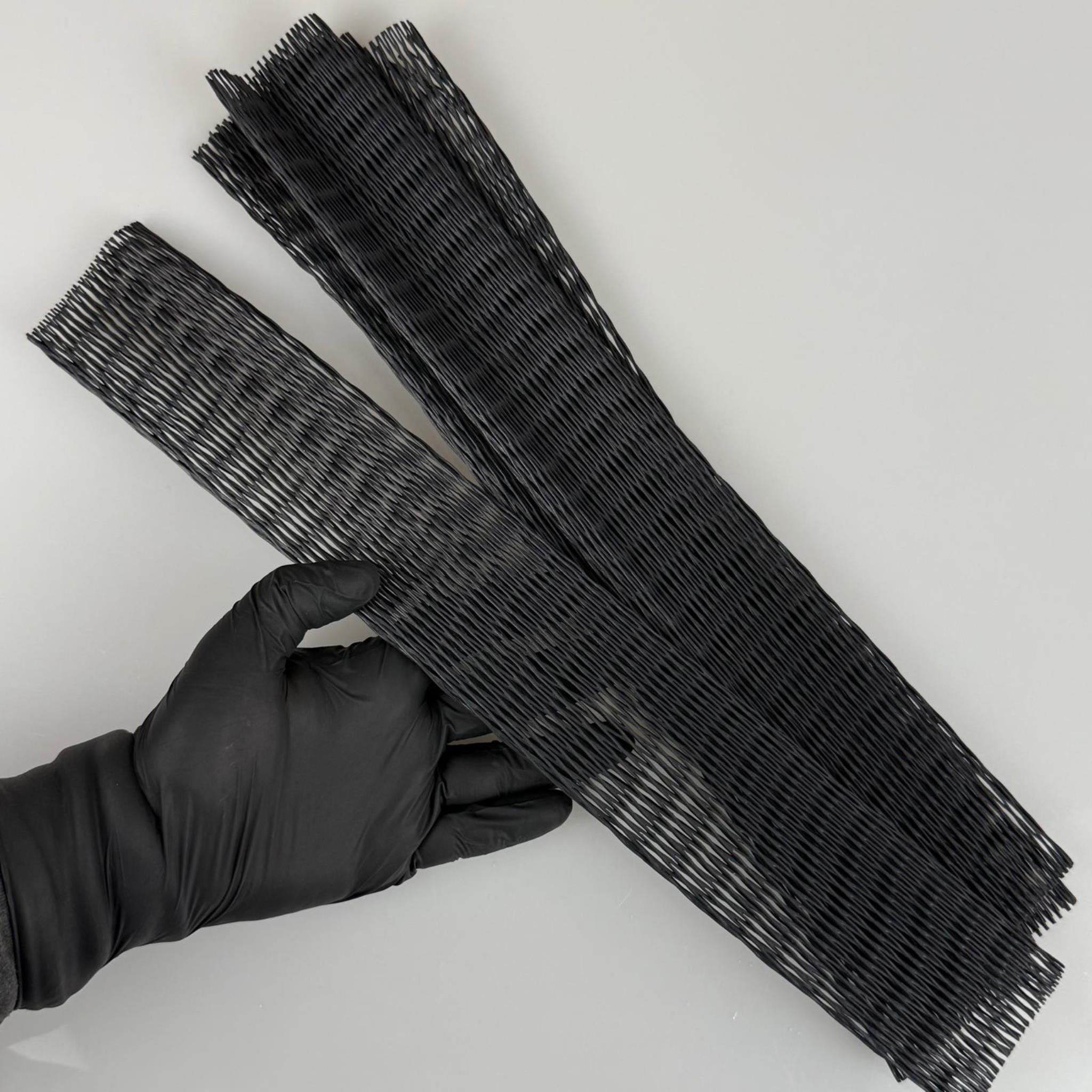 KORUMA FİLESİ - 40 CM SİYAH - ŞİŞE KORUMA FİLESİ - PARÇA KORUYUCU FİLE - CAM ŞİŞE KORUMA FİLESİ - 50 li PAKET