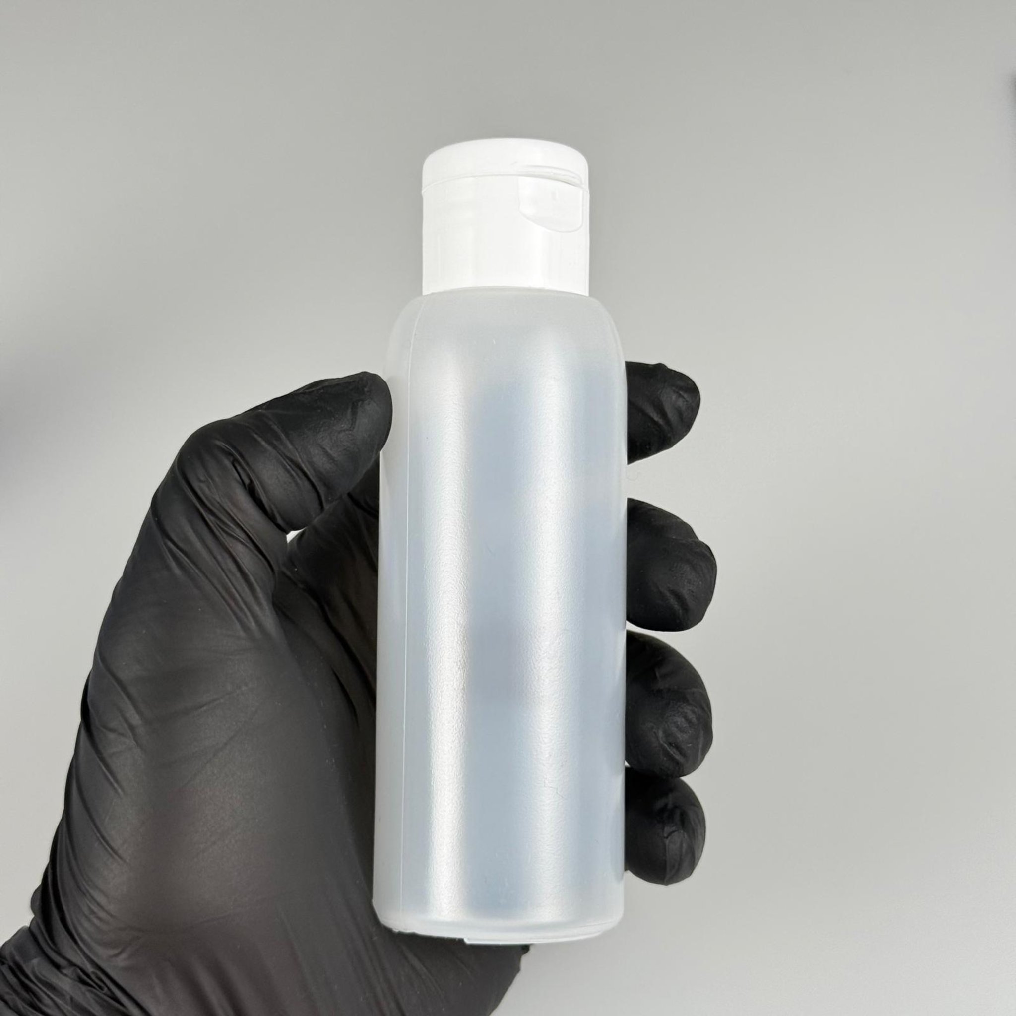 100 ML SIKILABİLİR YUMUŞAK PE POLİETİLEN PLASTİK ŞİŞE - BEYAZ FLİPTOP ŞAMPUAN KAPAKLI - 100 cc sos, yağ, kartuş, mürekkep vb için boş şişeler