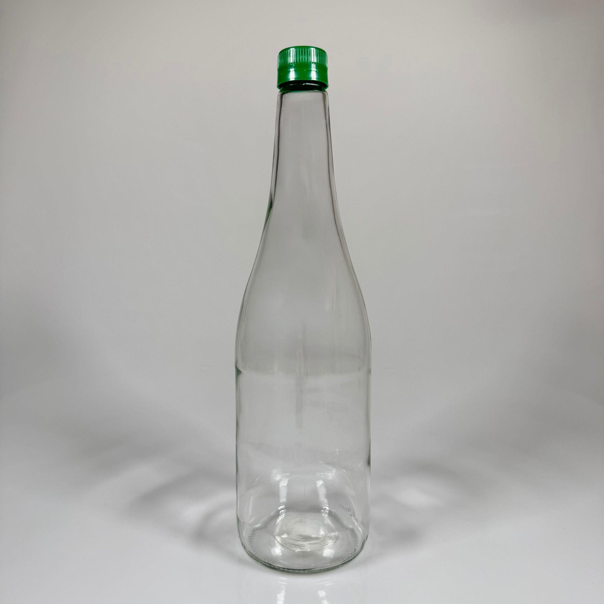 1000 CC CAM ŞERBET ŞİŞESİ - YEŞİL KİLİTLİ KAPAKLI - 1 LİTRE CAM ŞİŞE - 1000 ML KAPAKLI CAM ŞİŞE - ŞİŞECAM KODU 418699