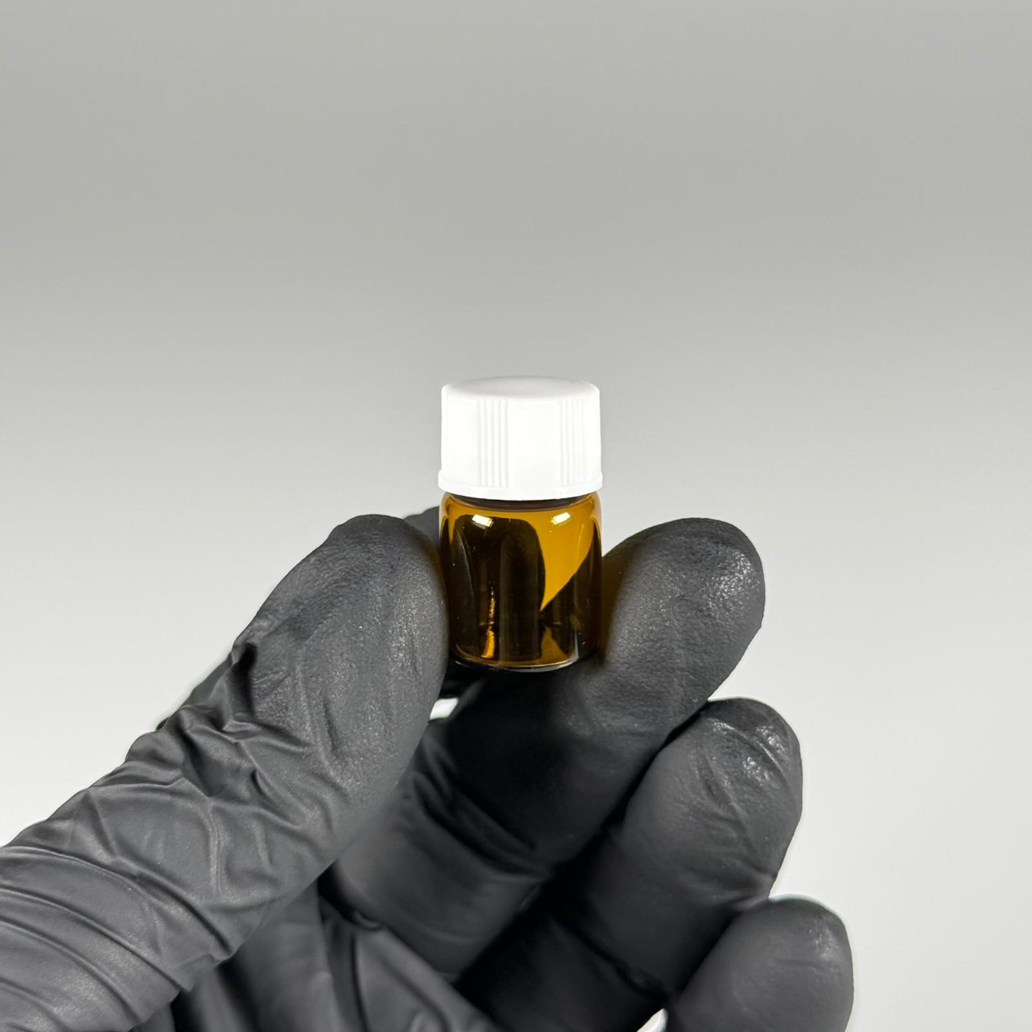 2 CC AMBER İNCE CAM ŞİŞE - BEYAZ KAPAKLI + İÇTEN DAMLALIKLI - 2 ML CAM ŞİŞE