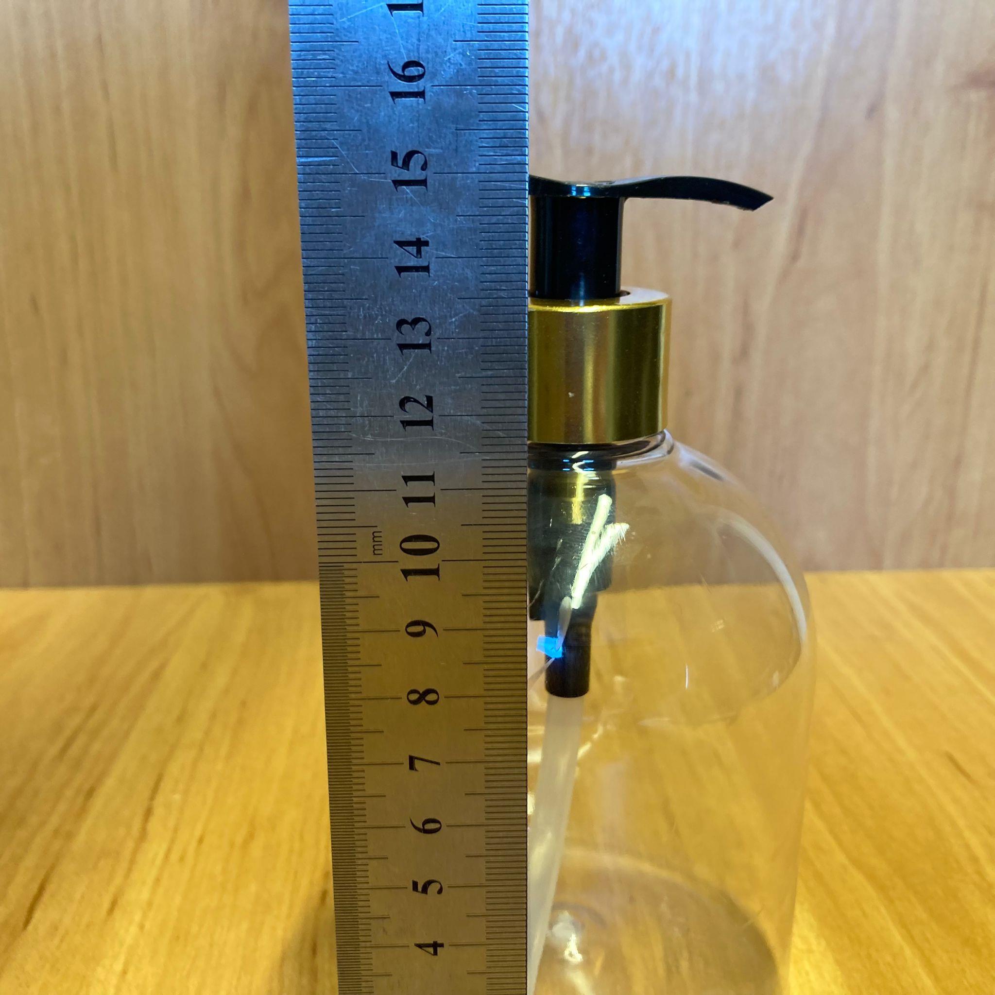 500 CC GOLD POMPALI PLASTİK ŞİŞE - 500 ML SIVI SABUN ŞİŞESİ - DETERJAN VE DEZENFEKTAN İÇİN POMPALI PLASTİK ŞİŞE