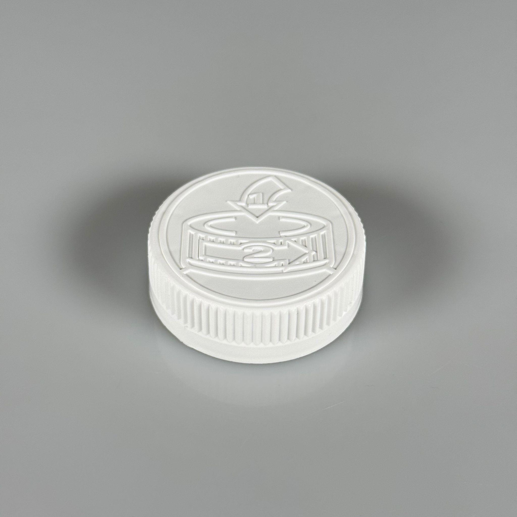 45 MM ÇOCUK KİLİTLİ TABLET KAPAK - VİDALI - BEYAZ