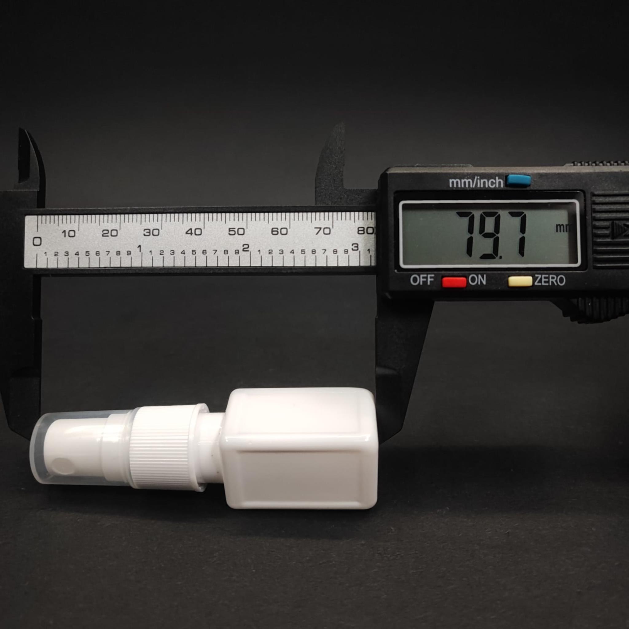 10 CC BEYAZ KARE PET ŞİŞE - BEYAZ SPREYLİ TESTER 10 ML PLASTİK ŞİŞE