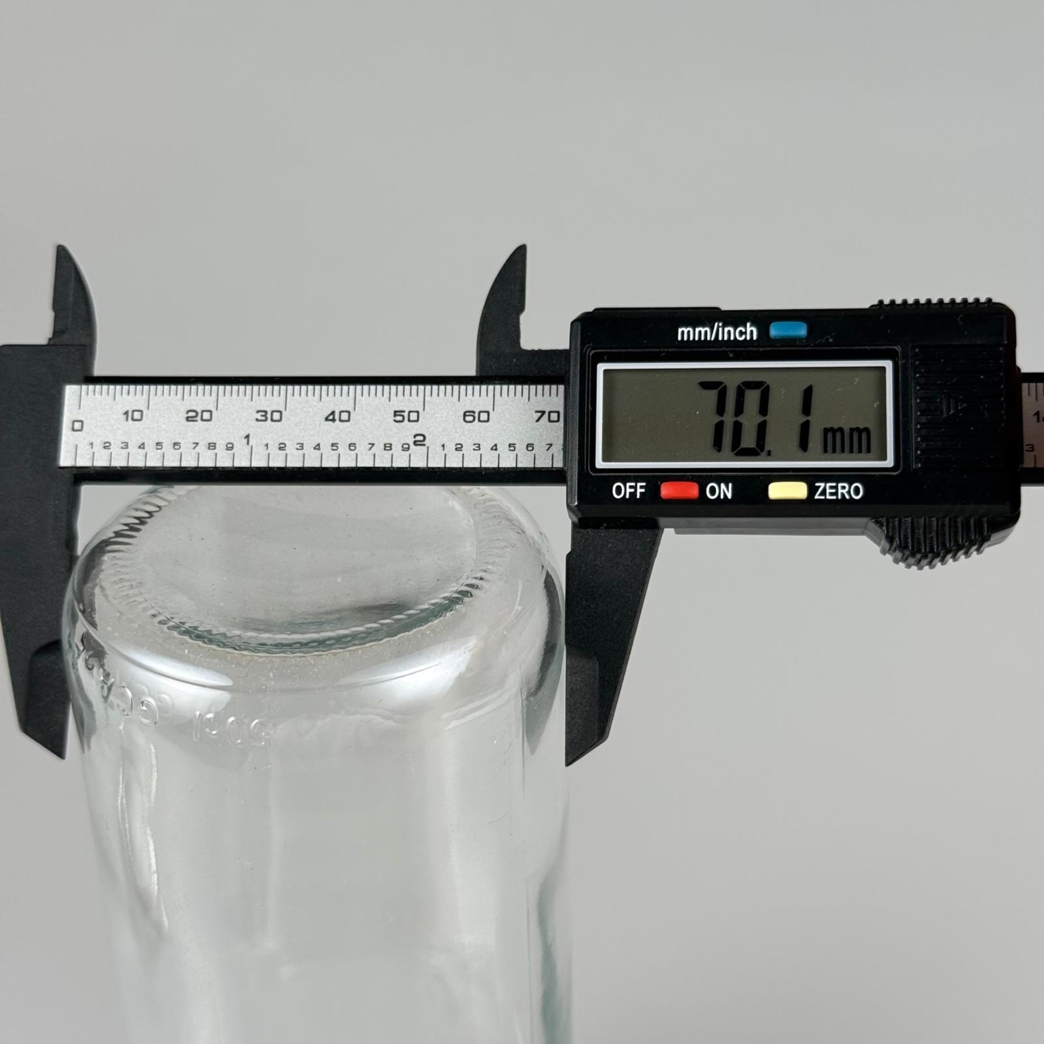 500 CC UZUN KAVANOZ - GÜMÜŞ METAL KAPAKLI - 500 ML BORU TİP CAM KAVANOZ
