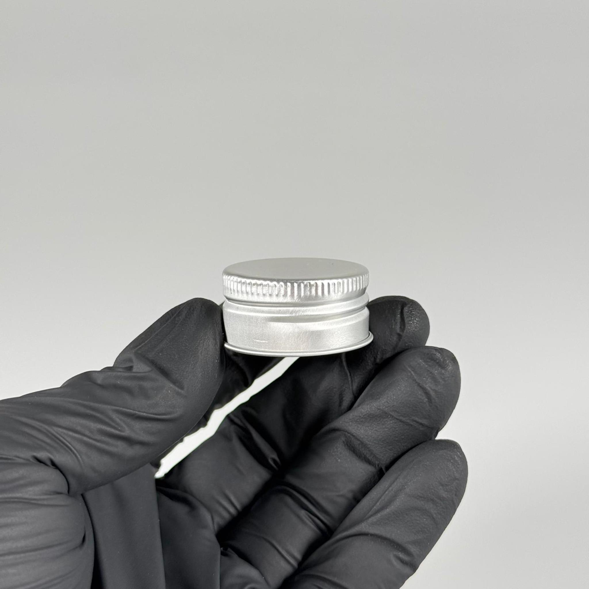 31/18 MM VİDALI METAL ALÜMİNYUM GÜMÜŞ KAPAK - 31 MM VİDALI AĞIZ DORİKA, MARASKA, GALON ŞİŞELER İÇİN ELLE KAPANABİLİR METAL KAPAK