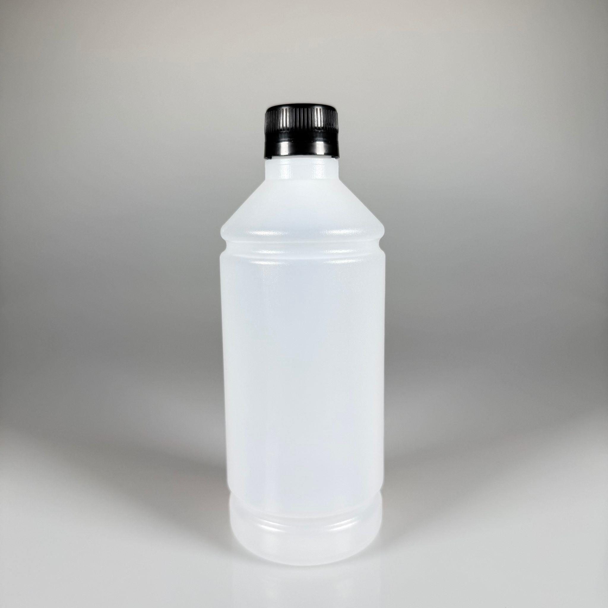 500 CC TİNER ŞİŞESİ - SİYAH KİLİTLİ KAPAKLI - 500 ML KİMYASALA DAYANIKLI PLASTİK ŞİŞE - 0,5 LT POLİETİLEN ŞİŞE
