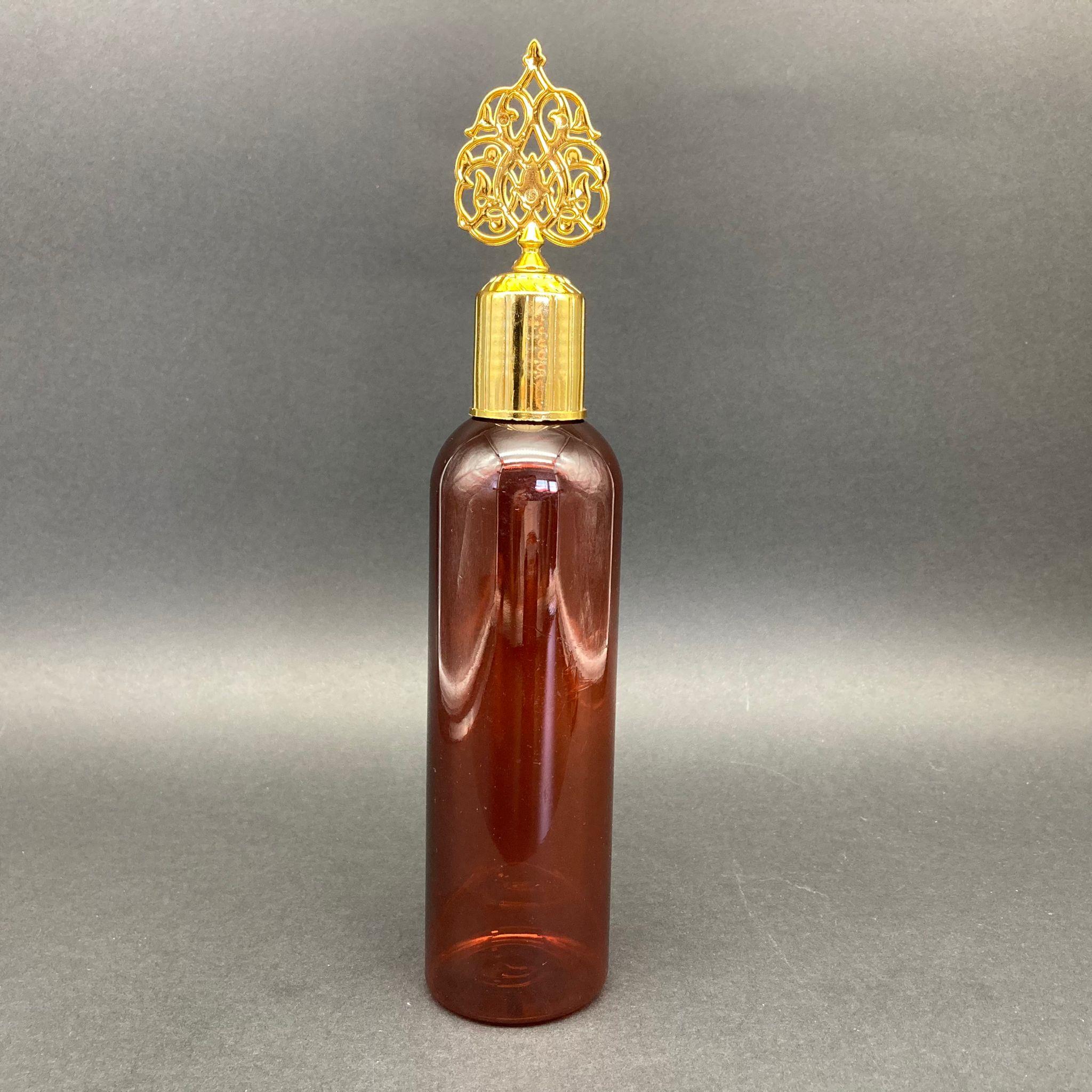 250 CC KAHVERENGİ PET ŞİŞE - GOLD OSMANLI KAPAKLI - 250 ML KAPAKLI PLASTİK ŞİŞE