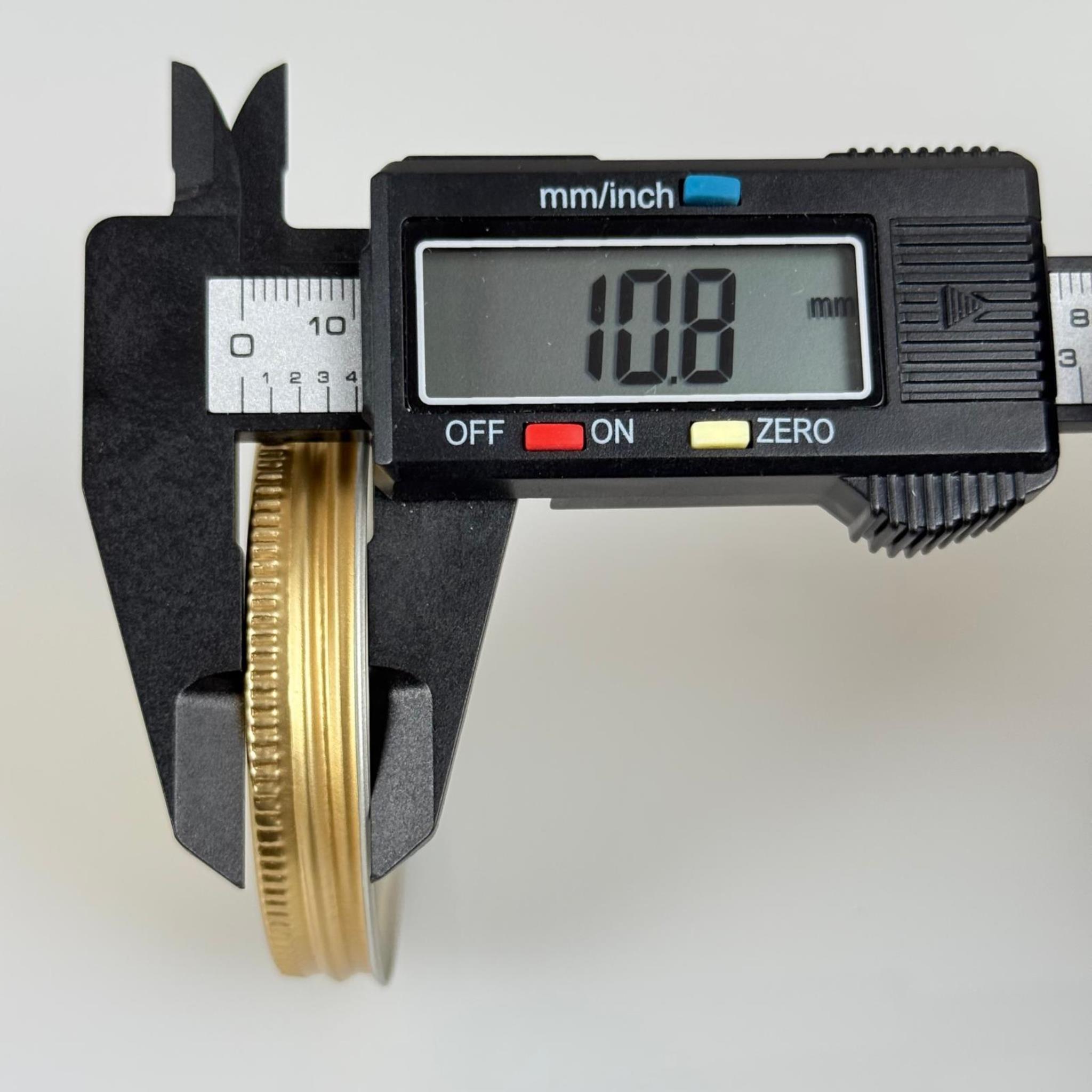 57 MM VİDALI GOLD METAL KAPAK (ŞİŞECAM 50 CC CAM KREM KAVANOZU UYUMLU)