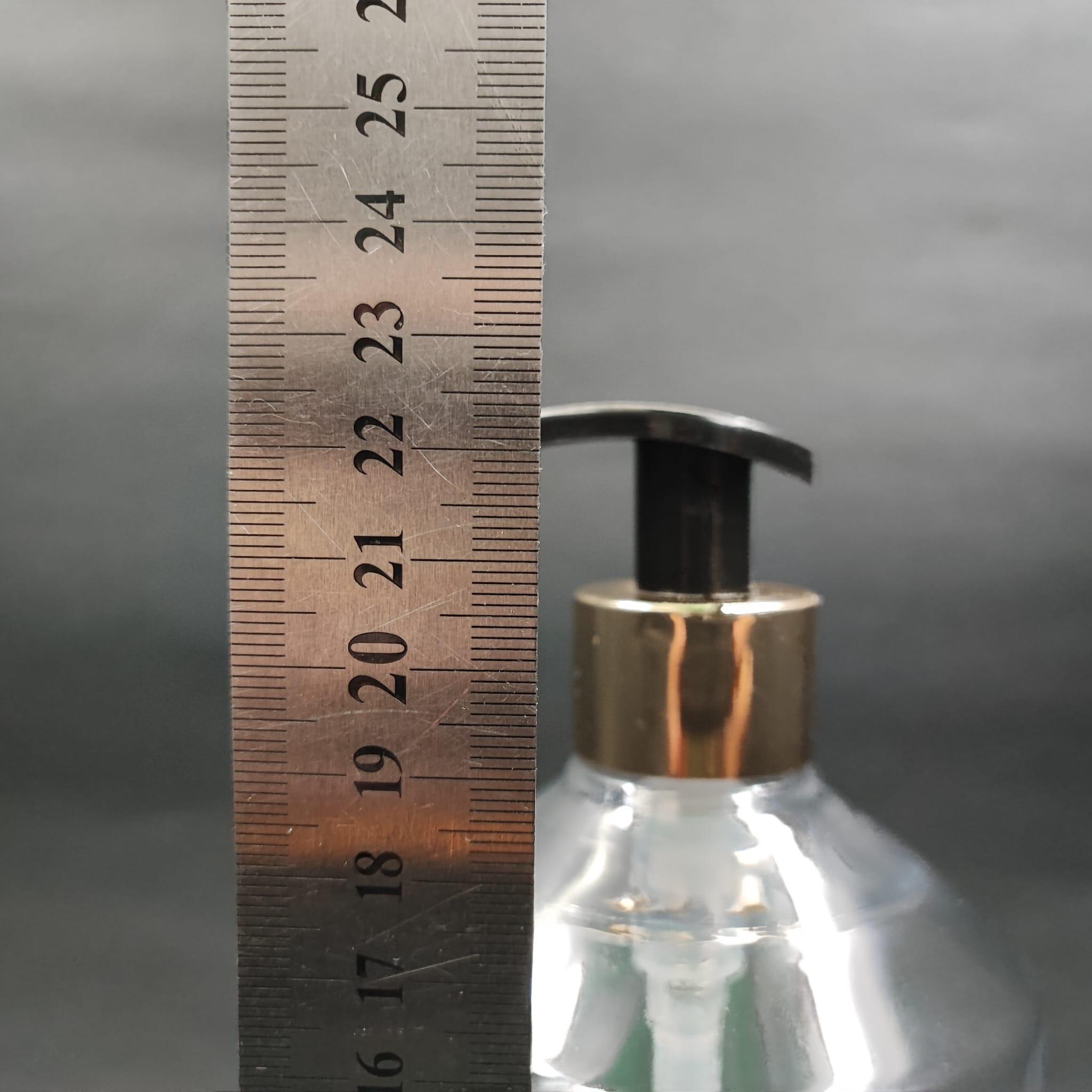 950 CC DÜZ MODEL PET ŞİŞE KÜT BOYUNLU  GOLD POMPALI - 950 ML POMPALI PET ŞİŞE