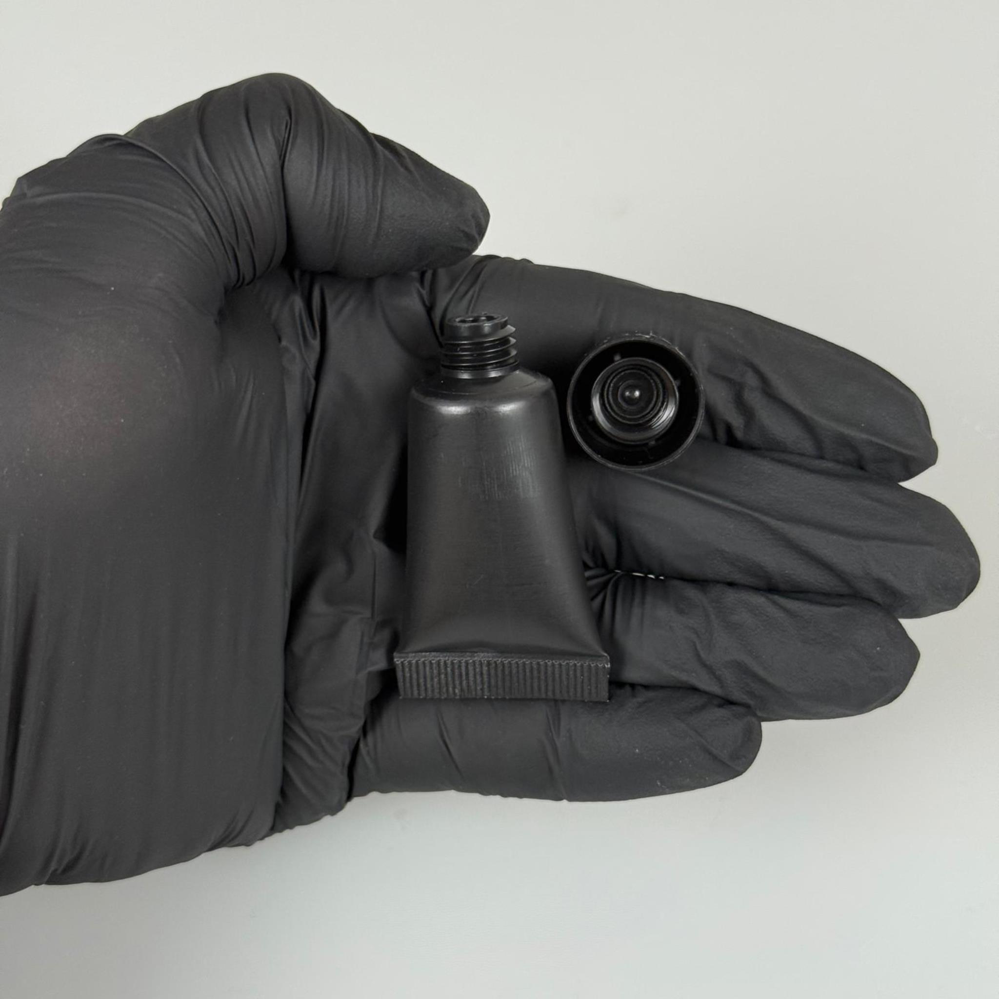 KOZMETİK İÇİN SİYAH BOŞ KREM TÜPÜ KAPAKLI - 5 ML - MERHEM TÜPÜ - PLASTİK MANÜEL DOLDURULABİLİR BOŞ TÜP - LİPGLOSS TÜP - DUDAK PARLATICISI TÜPÜ - BAL DOLUMU İÇİN PLASTİK TÜP
