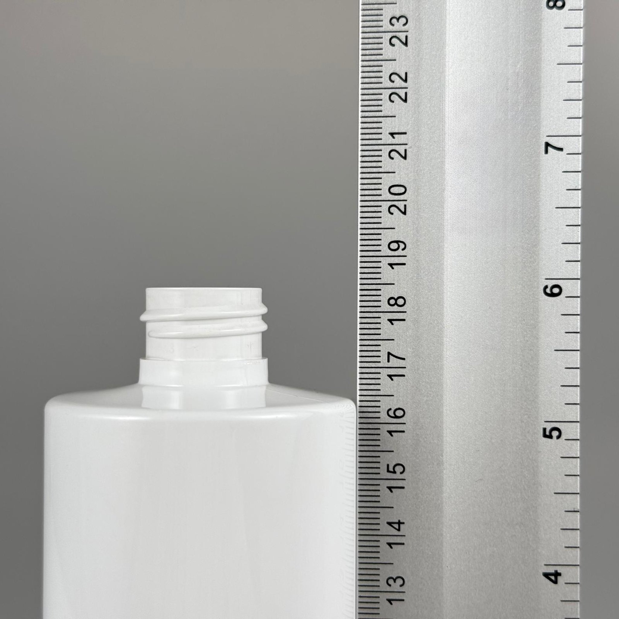 400 CC KÜT BOYUNLU SİLİNDİR PET ŞİŞE (30 GR) - KAPAKSIZ 24 AĞIZ - 400 ML PLASTİK ŞİŞE - BEYAZ