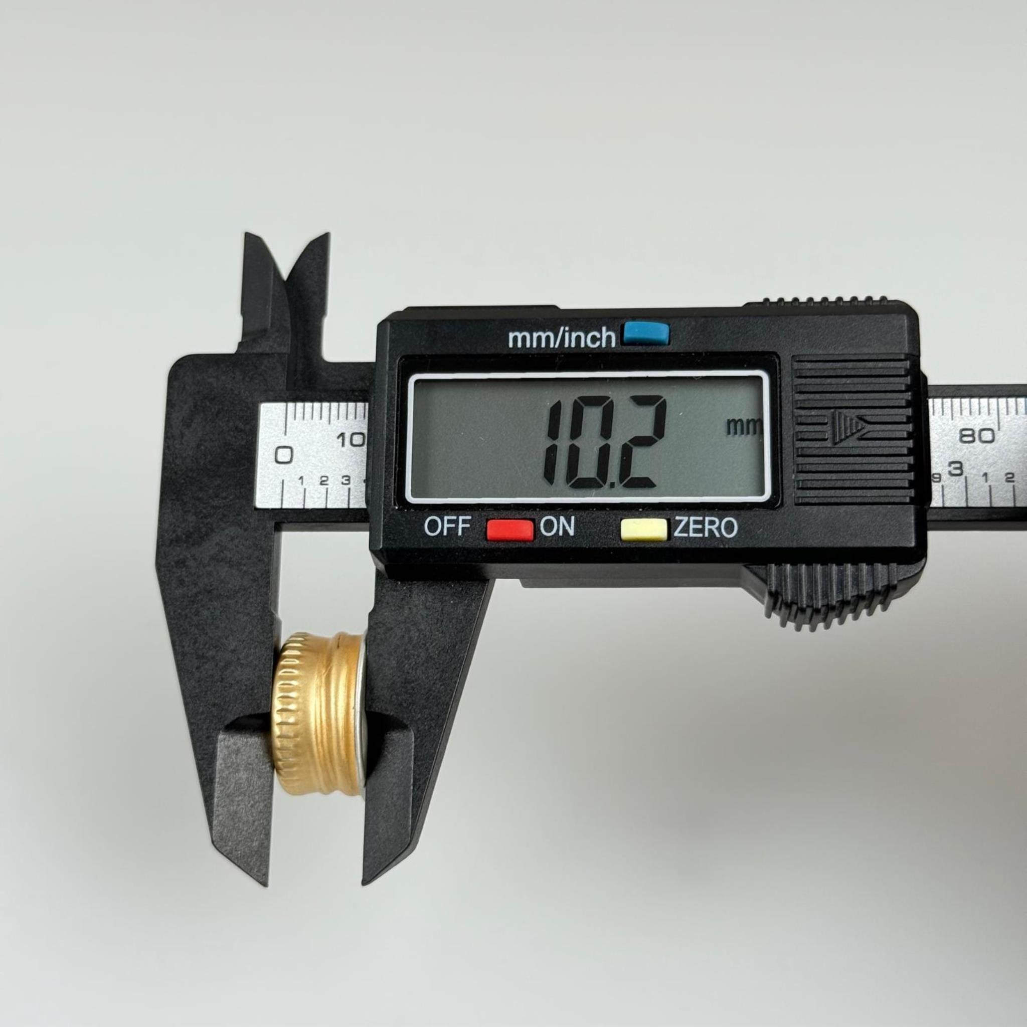 18 MM VİDALI GOLD ALÜMİNYUM KAPAK