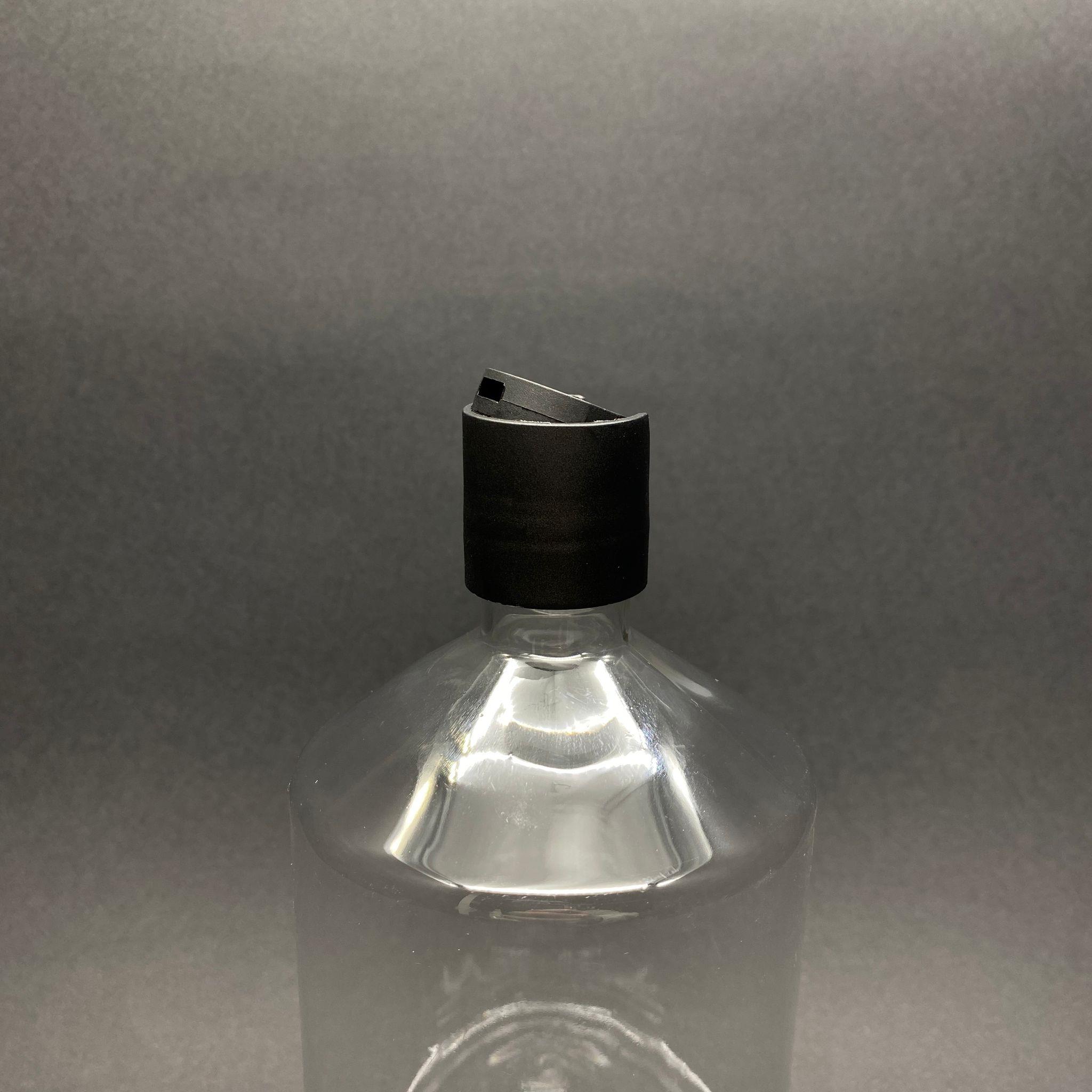 950 CC PET ŞAMPUAN ŞİŞESİ (DÜZ) - SİYAH DİSKTOP KAPAKLI - 950 ML BOŞ PLASTİK ŞAMPUAN ŞİŞESİ
