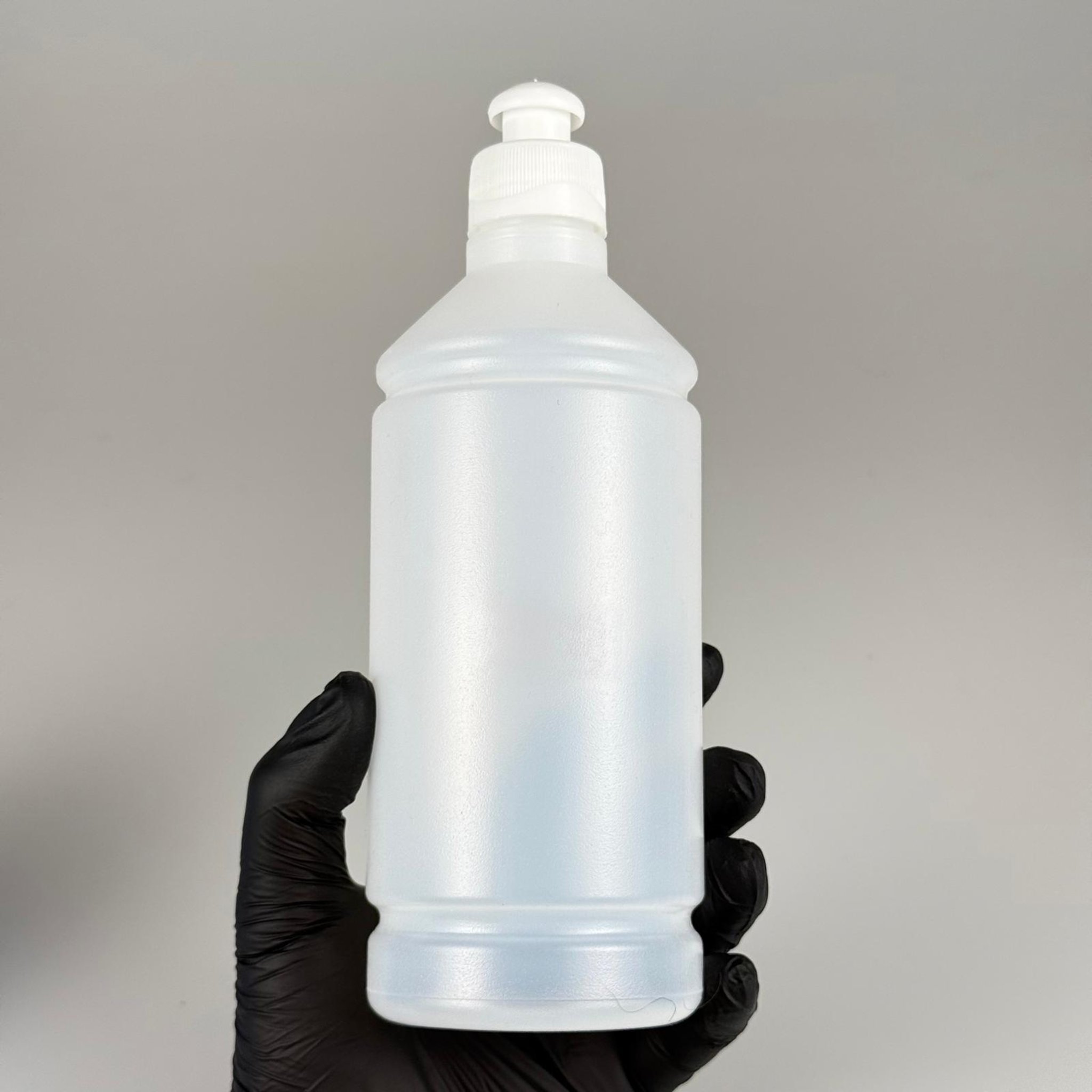 500 CC TİNER ŞİŞESİ - BEYAZ PUSH PULL KAPAKLI - 500 ML KİMYASALA DAYANIKLI PLASTİK ŞİŞE - 0,5 LT POLİETİLEN ŞİŞE