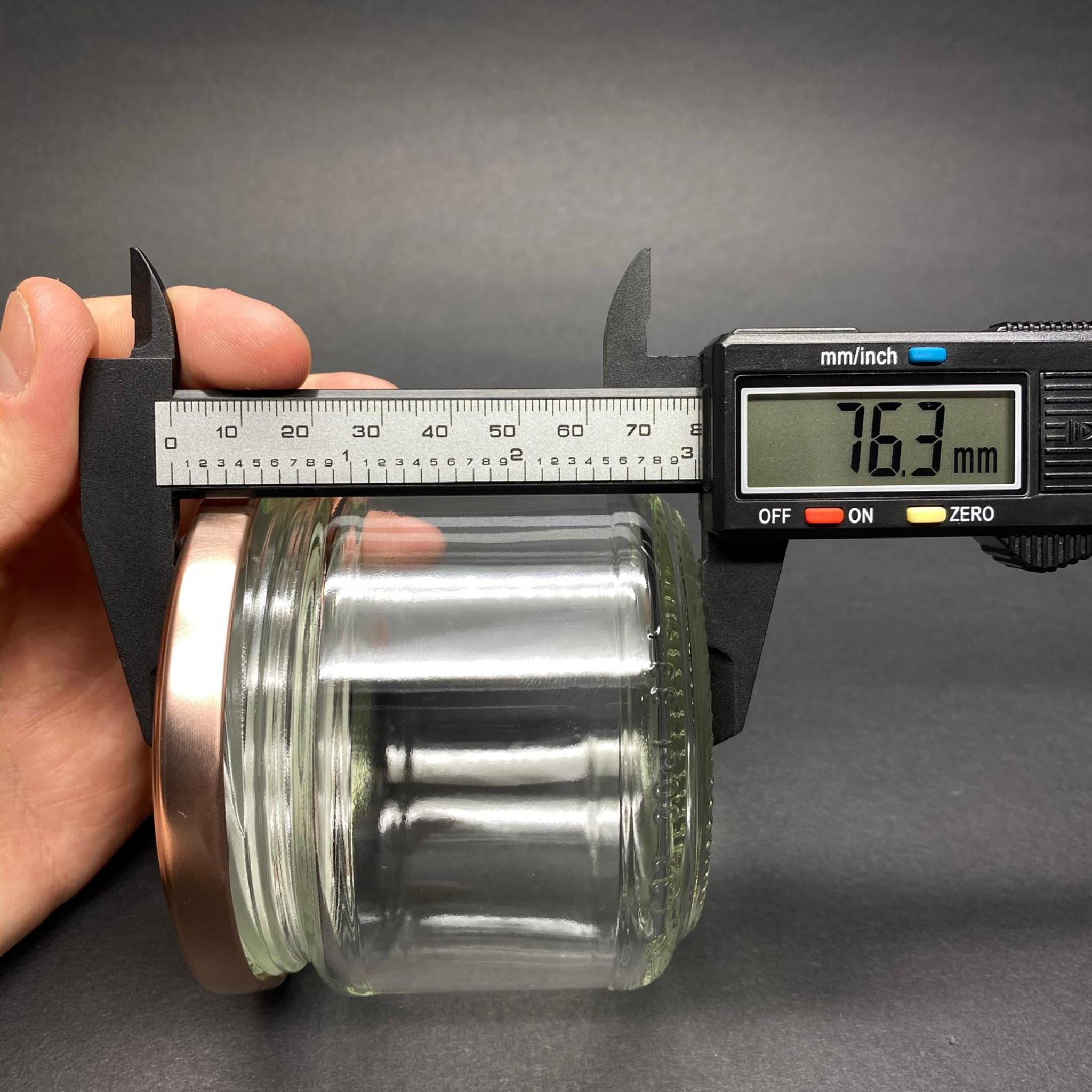 300 CC CAM KAVANOZ (SİLME HACİM 330 ML) - BRONZ METAL KAPAKLI - 300 ML CAM MAGNOLİA TATLI KAVANOZU - KONSERVE KAVANOZU