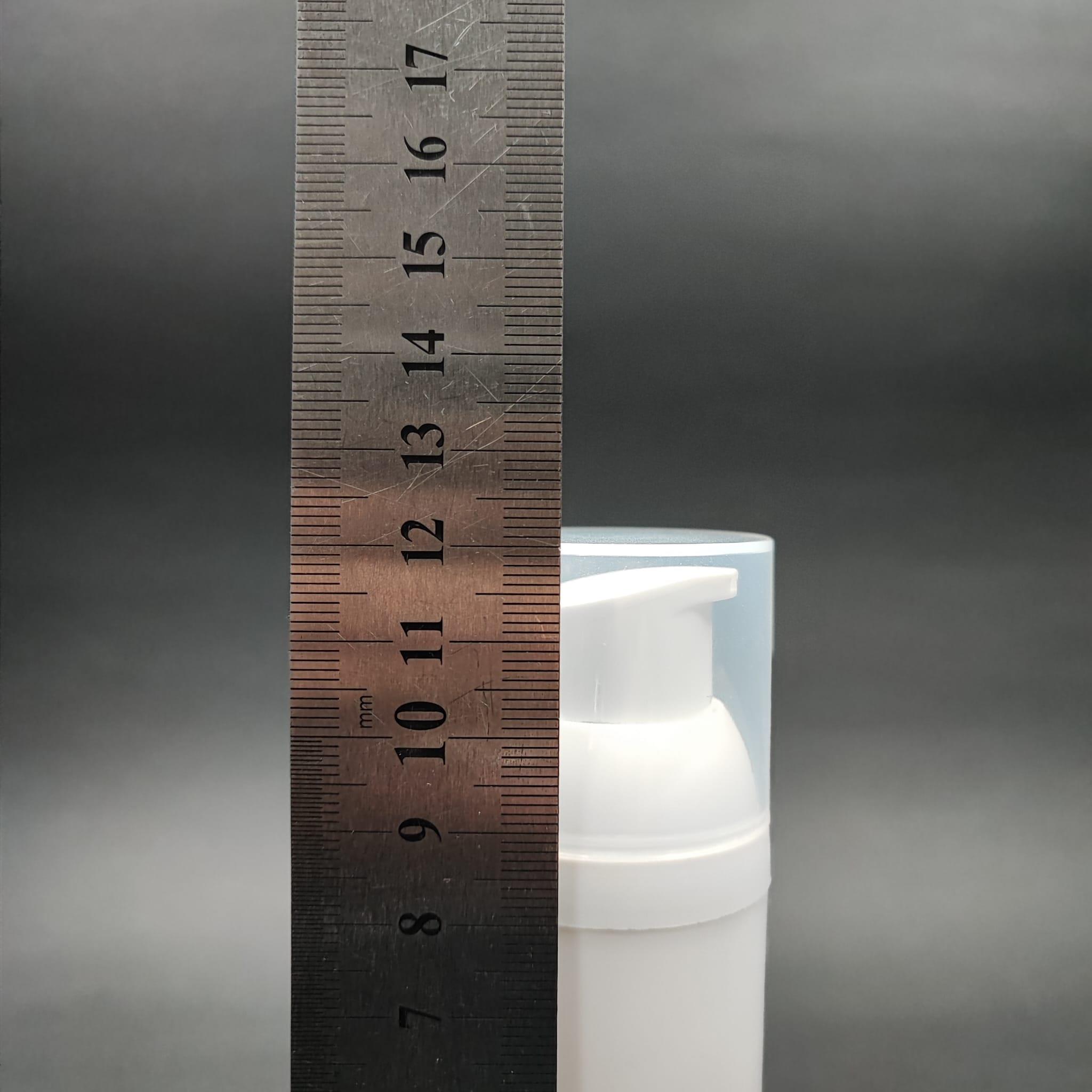 BOŞ KREM VE LOSYON ŞİŞESİ 50 ML BOŞ AİRLESS ŞİŞE - HAVASIZ POMPALI BEYAZ AİRLESS ASANSÖR ŞİŞE - GÜNEŞ KREMİ , TONİK VB AMBALAJI