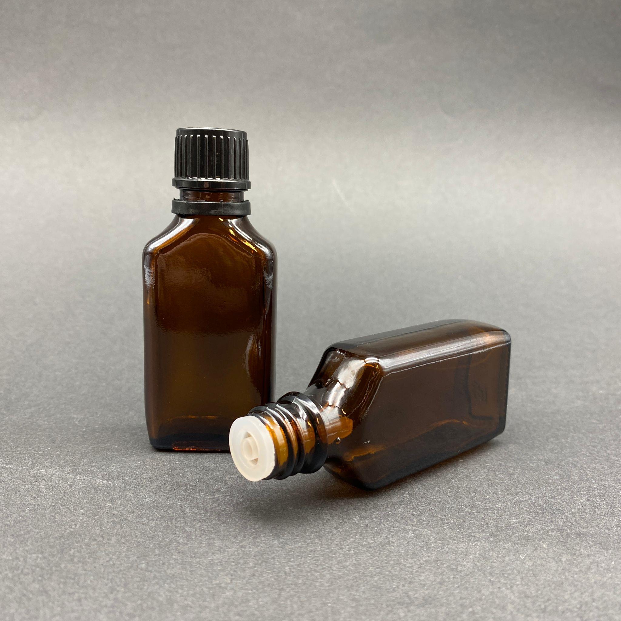 30 CC YASSI AMBER İÇTEN DAMLALIKLI - SİYAH KİLİT KAPAKLI CAM ŞİŞE - 30 ML KAHVERENGİ YENİ İÇTEN DAMLALIKLI CAM ŞİŞE
