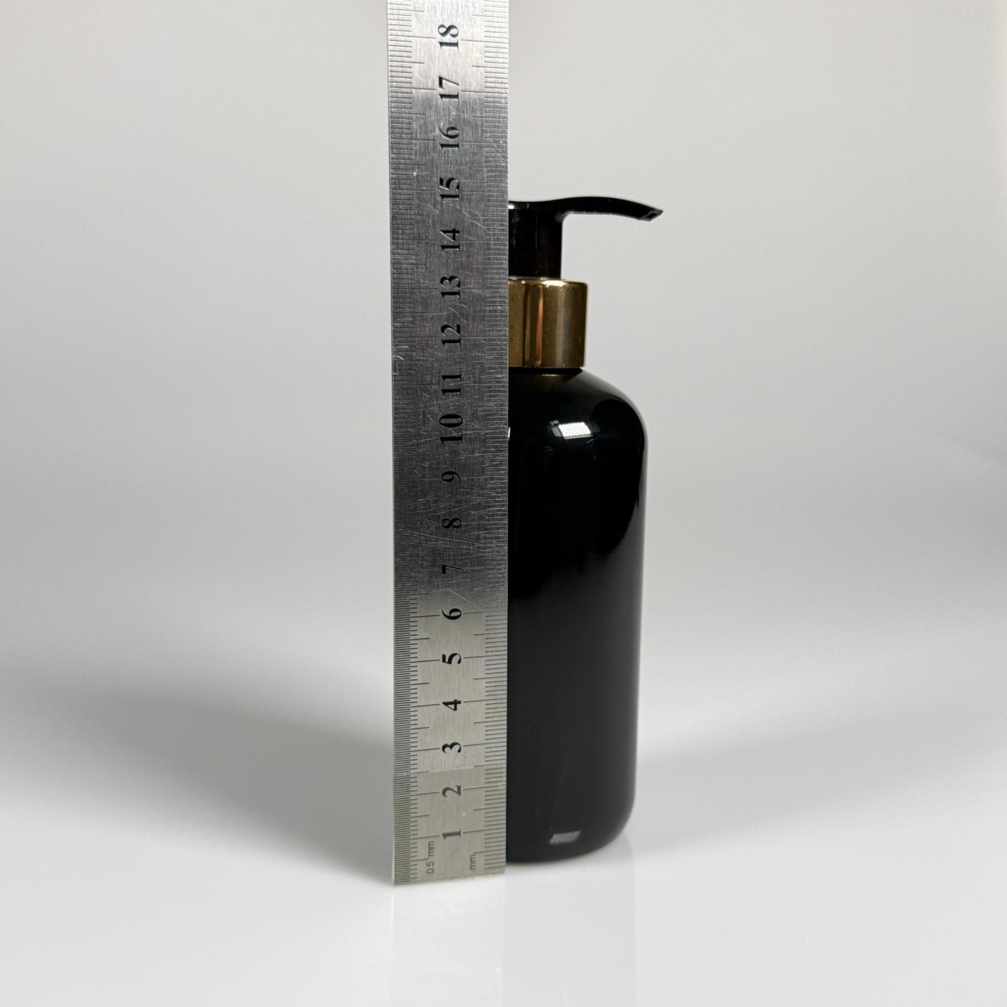 250 CC SİYAH ŞİŞE - GOLD POMPALI - 250 ML POMPALI PLASTİK ŞİŞE - ZEYNEP MODEL PET ŞİŞE