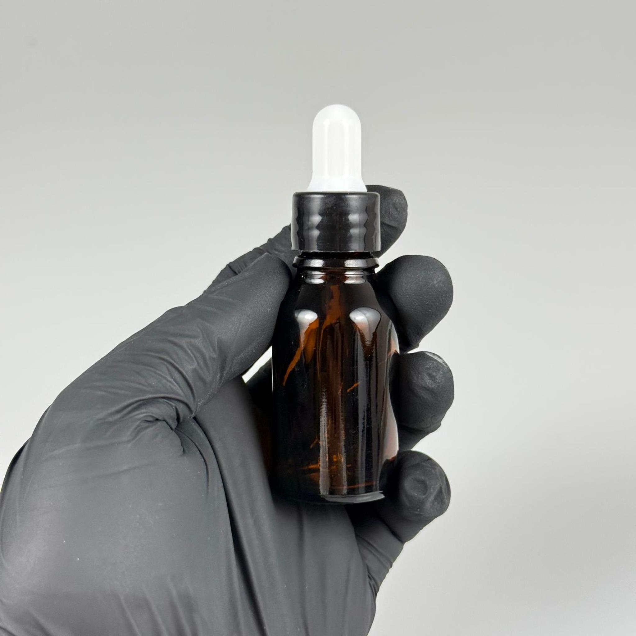 15 CC AMBER CAM DAMLALIKLI ŞİŞE - BEYAZ EMZİK + SİYAH DÜZ KAPAK + CAM PİPET TAKIM - 15 ML KAHVERENGİ DAMLALIKLI ŞİŞE SETİ