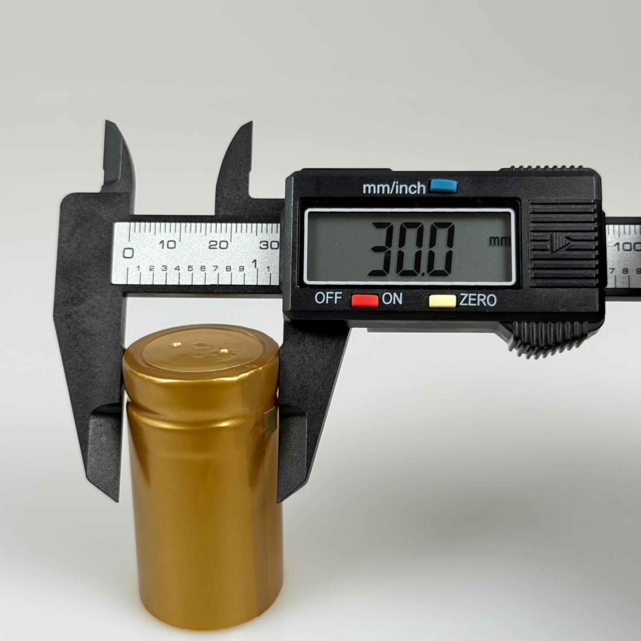 30X50 KAPŞON GOLD !!DİKKAT - SADECE ÇAKMA AĞIZ İÇİN!! BASTIRARAK KAPANAN ŞİŞELERDE KULLANILIR.