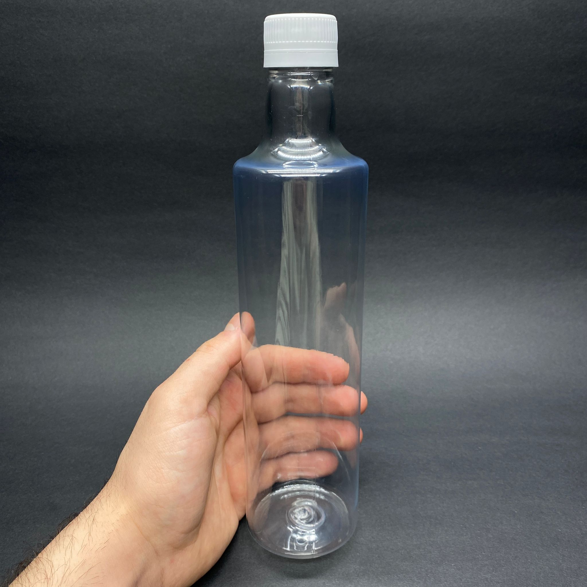 500 CC DORİKA SİLİNDİR PET ŞİŞE - CONTALI KİLİTLİ BEYAZ KAPAKLI - (60 GR) CAM GÖRÜNÜMLÜ SERT KALIN KIRILMAZ 500 ML SİLİNDİR PLASTİK ŞİŞE