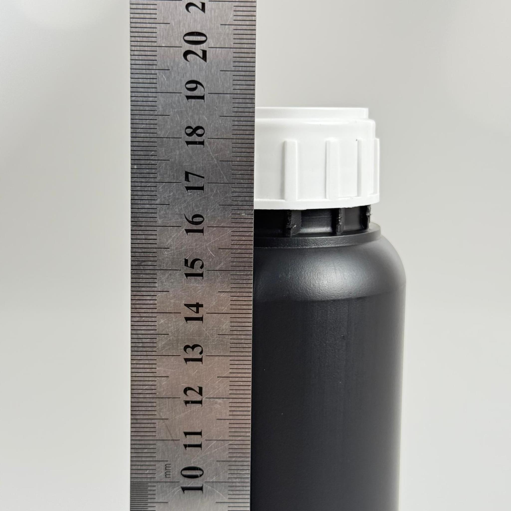 0,5 LT ZİRAİ İLAÇ BİDONU SİYAH + BEYAZ ALÜMİNYUM FOLYOLU İNDİKSİYON CONTA SK50 KAPAK + KENDİNDEN YAPIŞKANLI KÖPÜK CONTALI - 500 CC PE POLİETİLEN TARIM BİDON