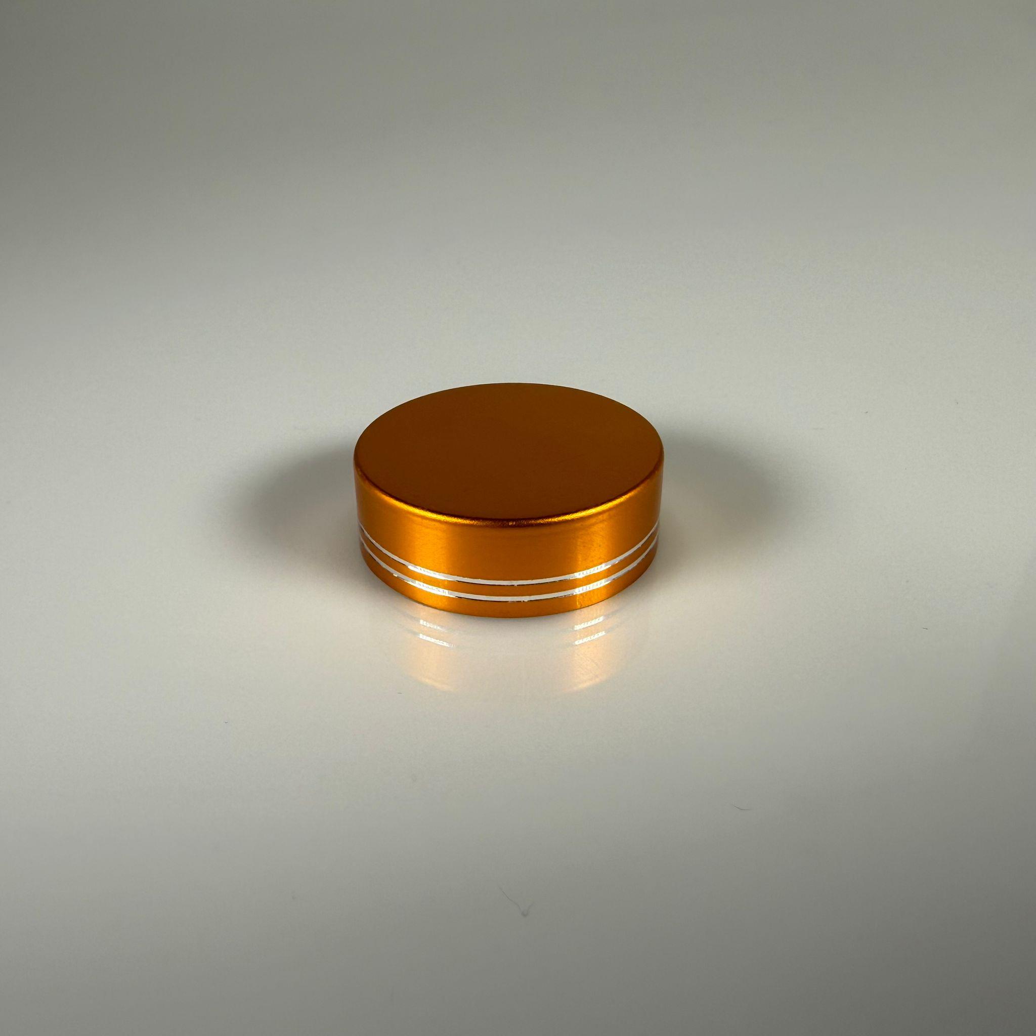 35 MM VİDALI GOLD METAL KAPAK - ÇİFT YALDIZLI