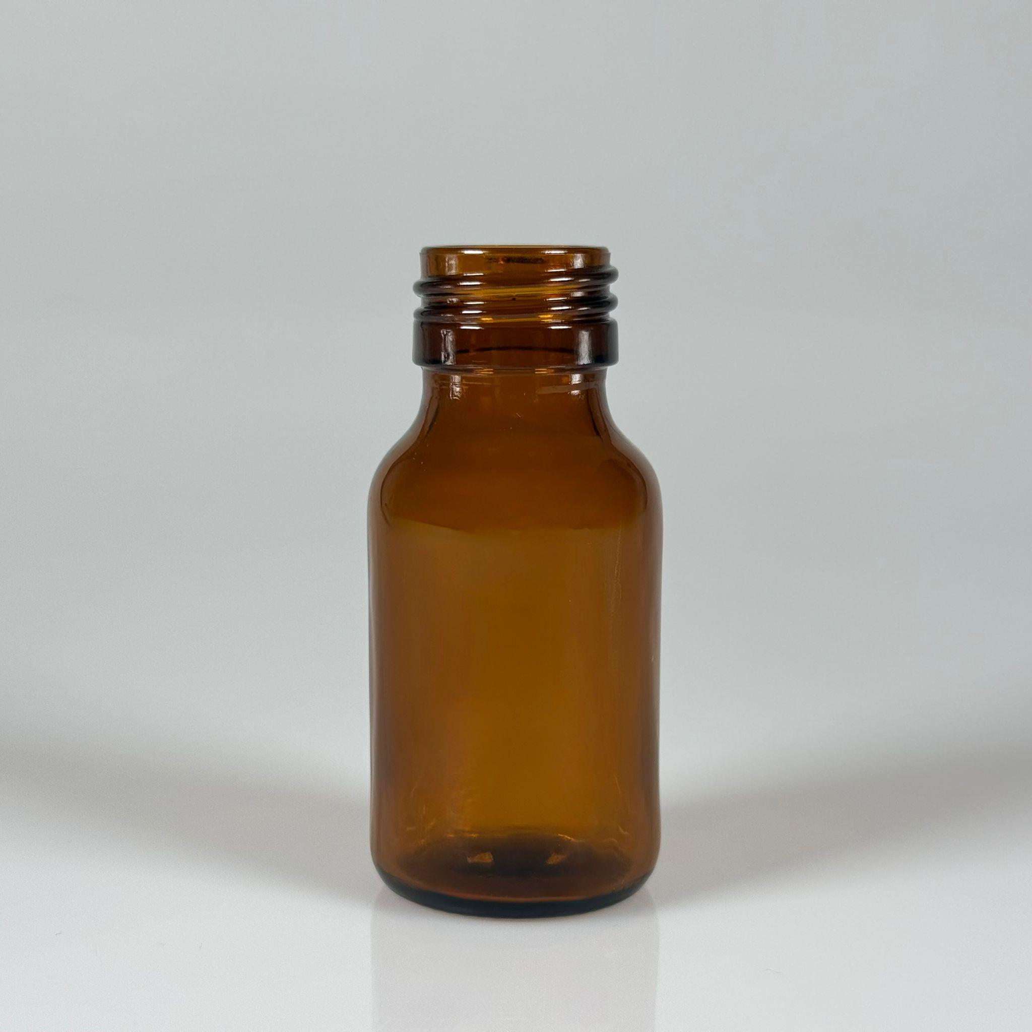 50 CC AMBER CAM ŞİŞE KAPAKSIZ (25 AĞIZ) - 50 ML CAM ŞİŞE - KAHVERENGİ - ŞİŞECAM ÜRÜN KODU 711505