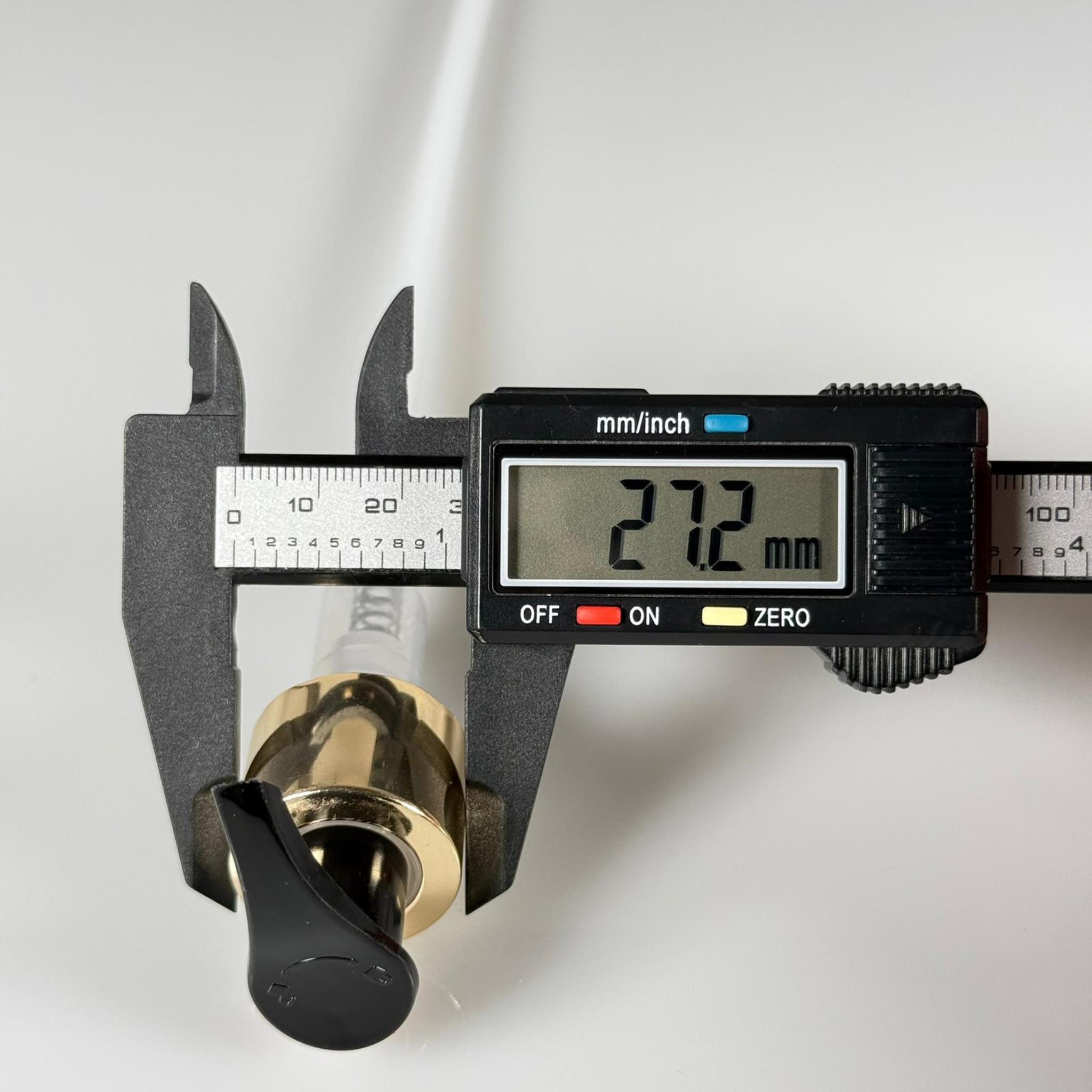 24 MM POMPA KİLİTLİ GOLD ALÜMİNYUM KAPLAMALI - SIVI SABUN POMPASI - UZUN HORTUMLU (30 CM)