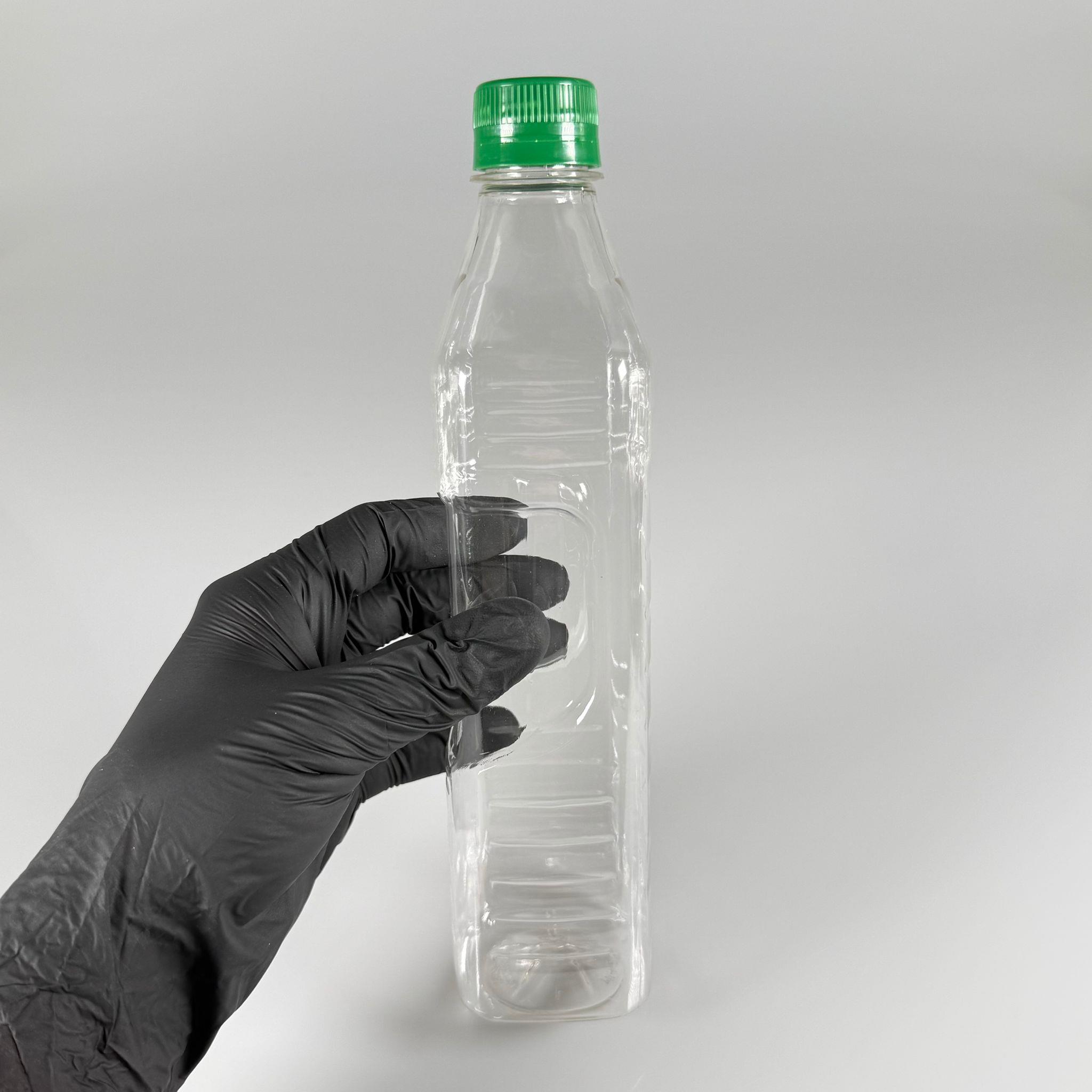 500 CC KÖŞELİ PET ŞİŞE - YEŞİL KİLİTLİ KAPAKLI 0,5 LİTRE KARE PLASTİK ŞİŞE - ZEYTİNYAĞ ŞİŞESİ