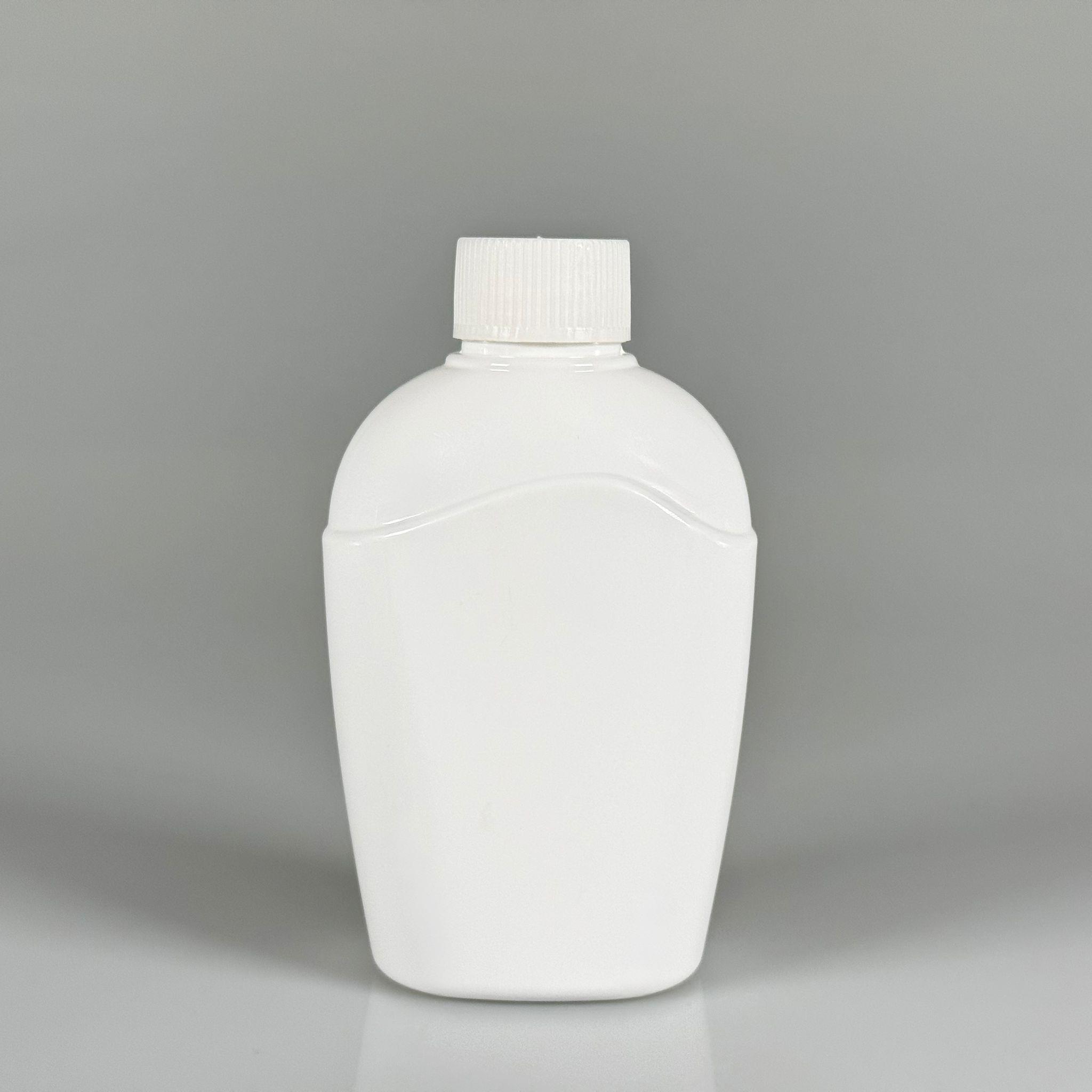 250 CC YASSI TOMBUL BEYAZ ŞAMPUAN ŞİŞESİ BEYAZ CONTALI KAPAKLI - 250 ML BOŞ ŞAMPUAN ŞİŞESİ