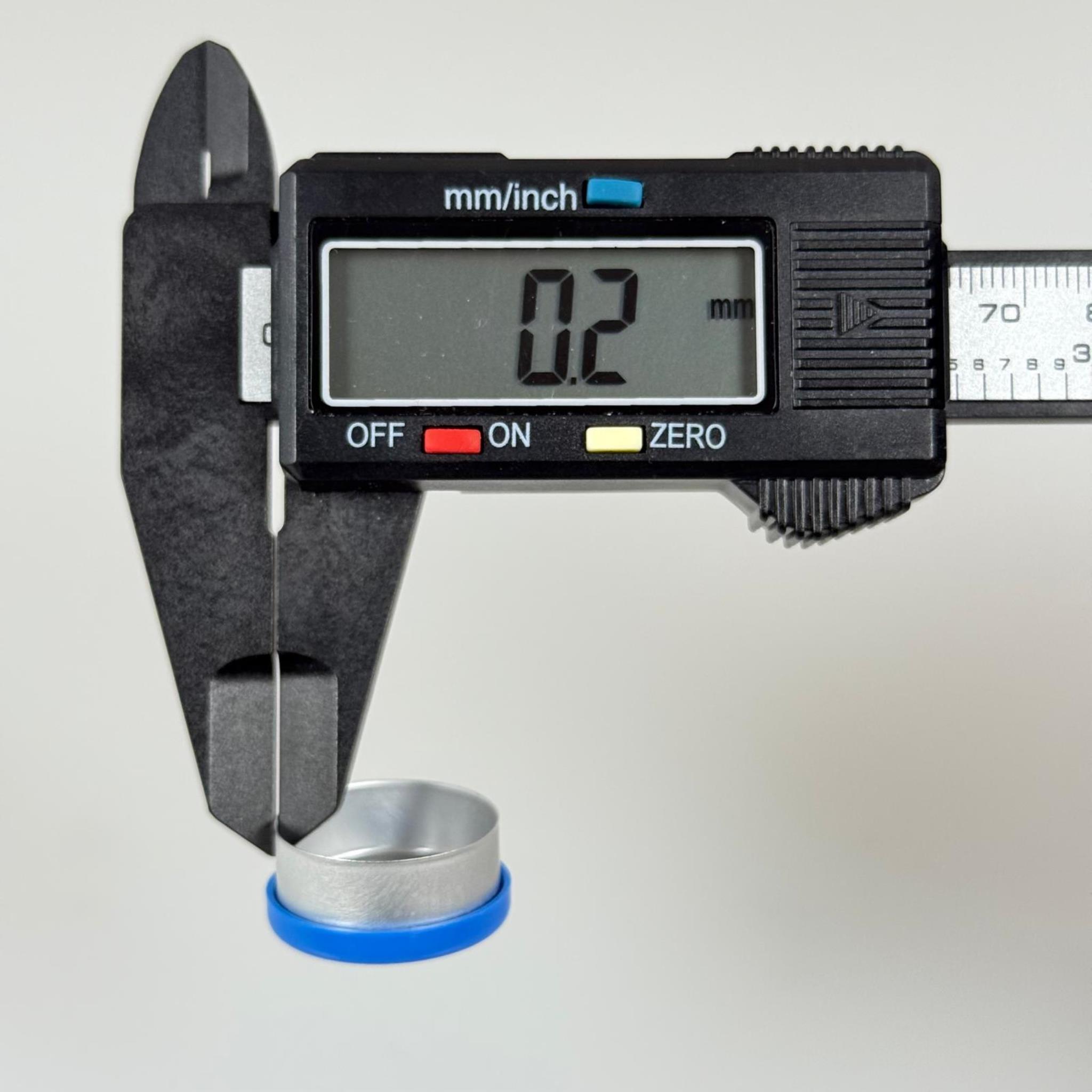 PENİSİLİN ALÜMİNYUM FLAKON KAPAK MAVİ -  20 MM DÜZ RENKLİ FLİP-OFF KAPAK