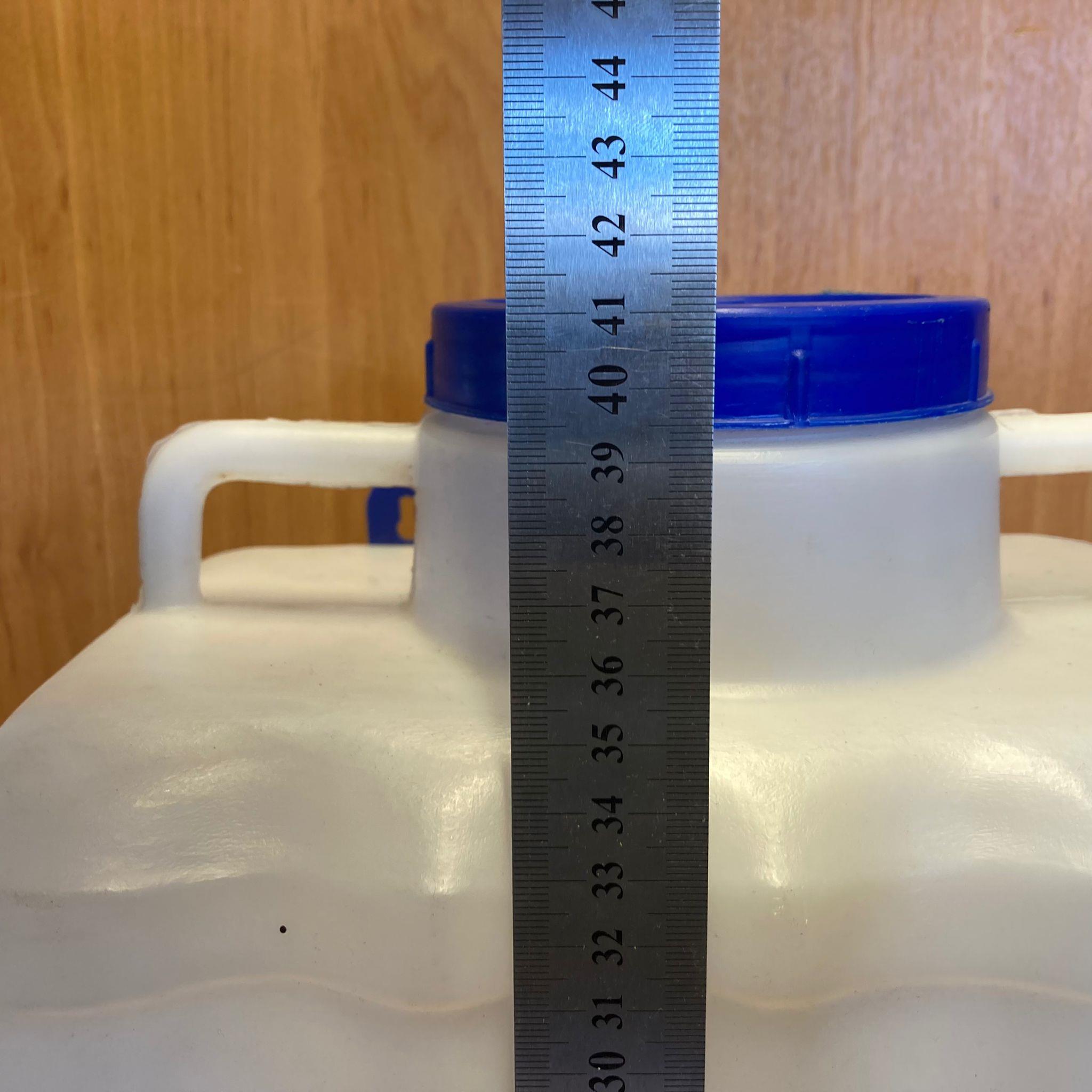 17 LİTRE ASKILI METAL MUSLUKLU BİDON - BEYAZ - ÇEŞMELİ BİDON