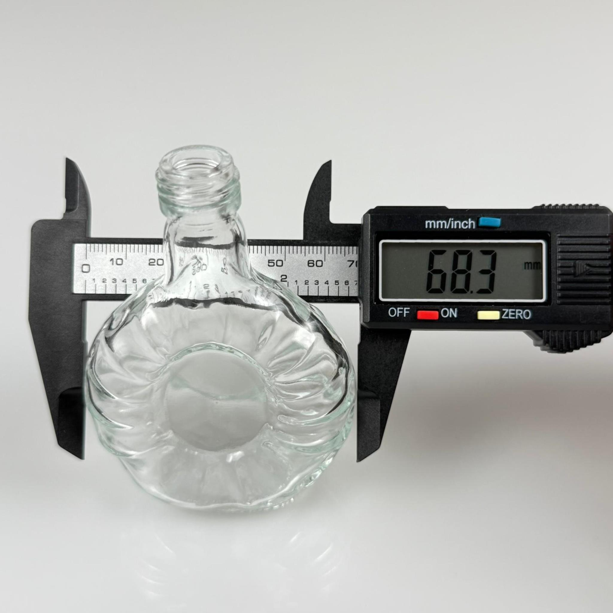 50 CC BOĞAZLI YASSI CAM ŞİŞE - 18 MM AĞIZ - 50 ML PRESTİJLİ ŞİŞE