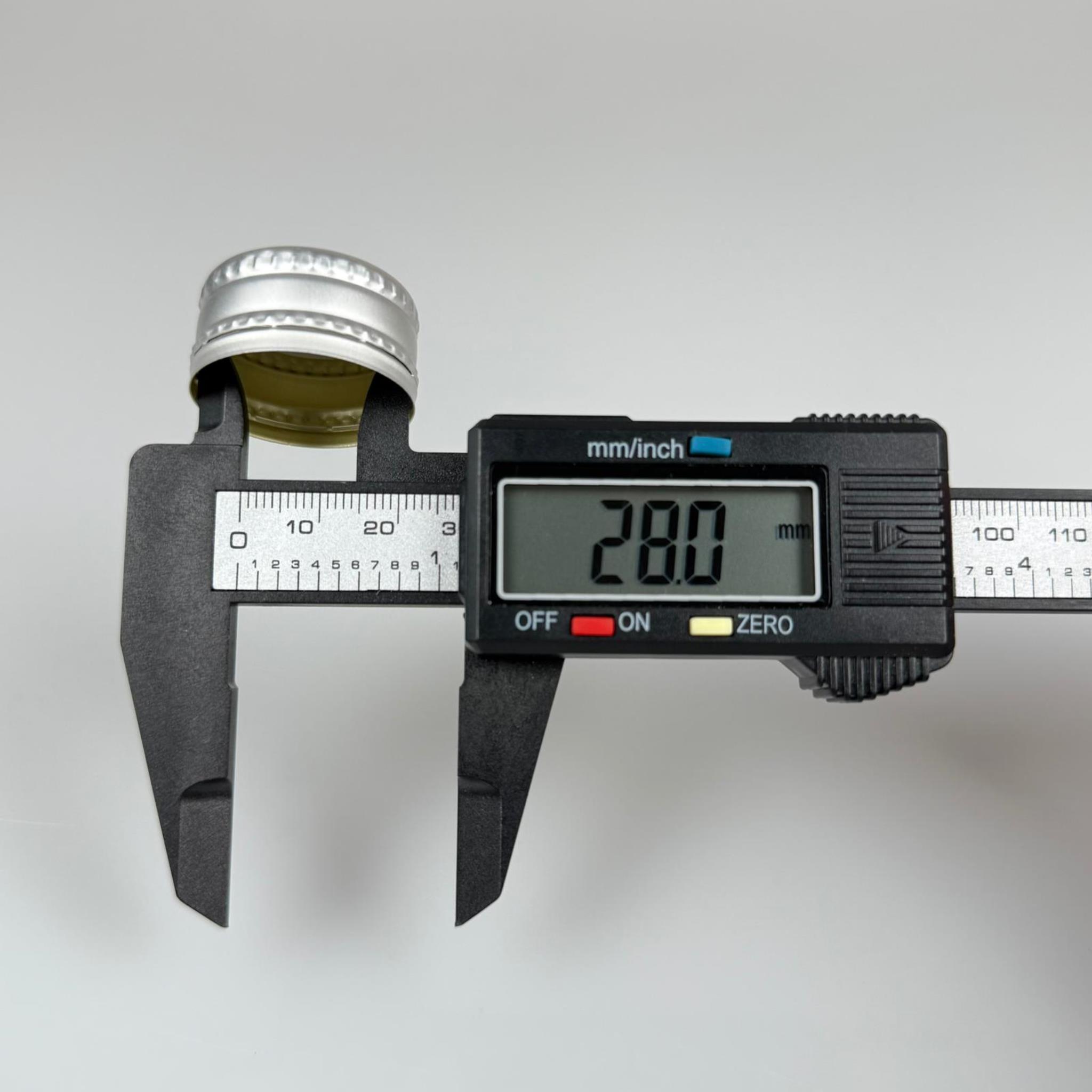 28 x 15 MM ROPP ALÜMİNYUM SIVAMA KAPAK GÜMÜŞ RENK - KİLİTLİ (MAKİNE İLE KAPANIR)
