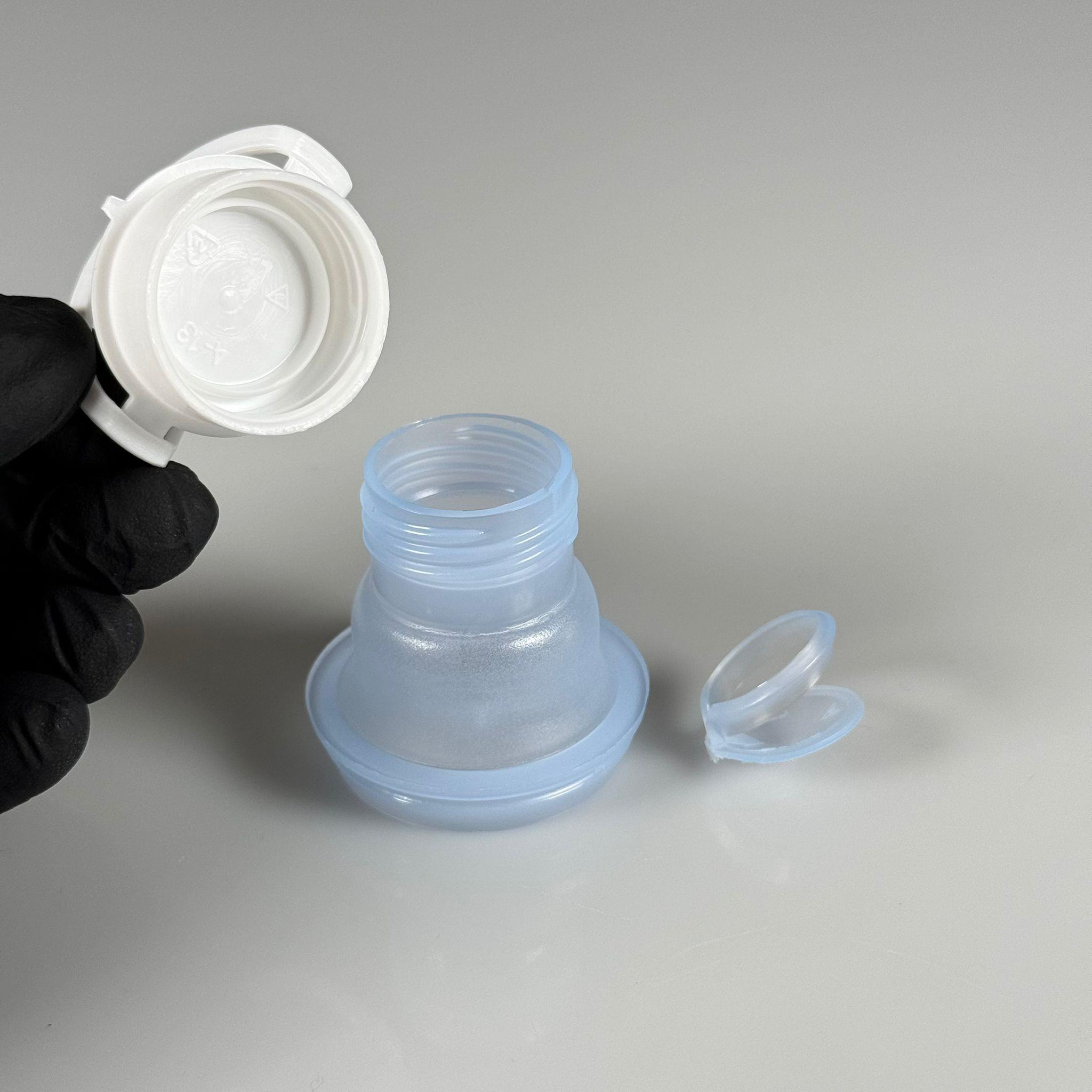 42 MM P2 K CL NATÜREL BEYAZ BERİCAP (SOLVENT VE TİNER TENEKESİ İÇİN) - TENEKE İÇİN PLASTİK KAPAK - YEDEK KİMYASAL TENEKE KAPAĞI - Çakma Metal TENEKE Kapağı