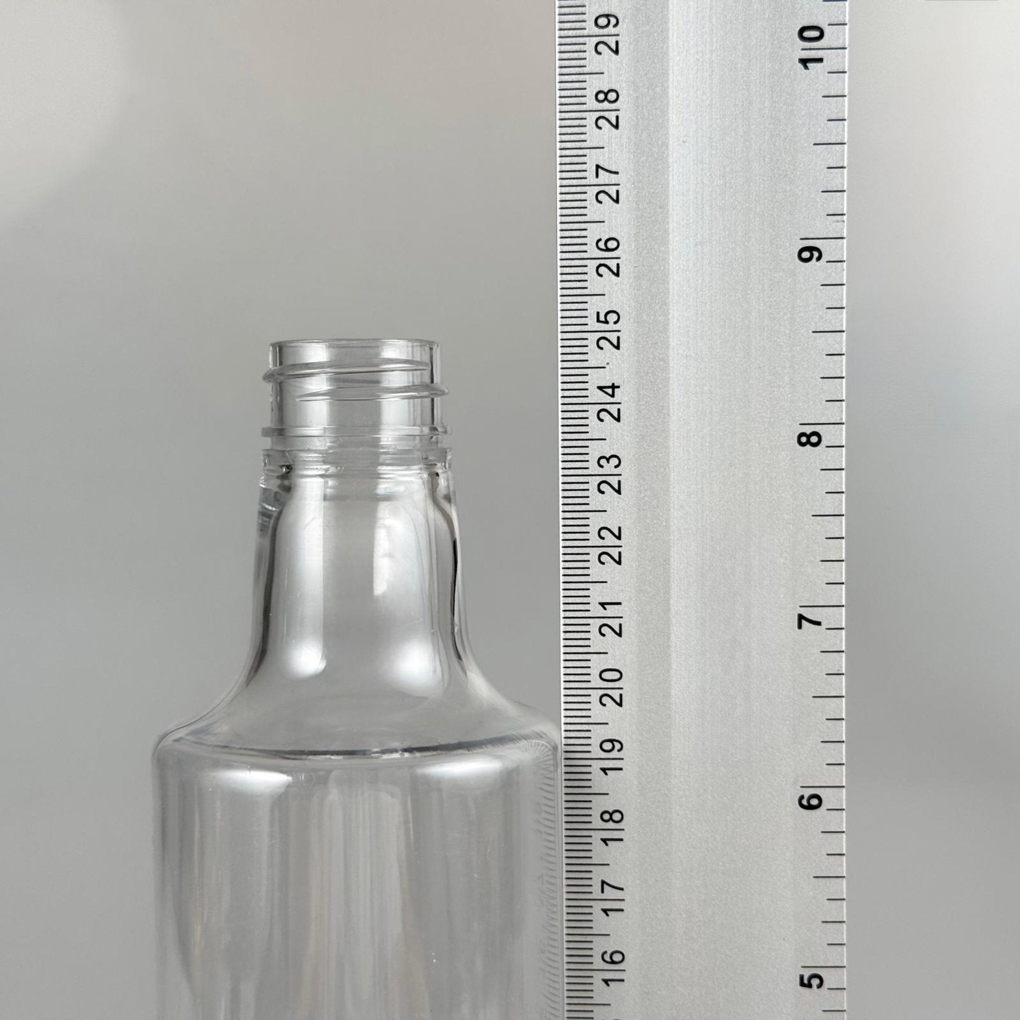500 CC DORİKA SİLİNDİR PET ŞİŞE - 28 AĞIZ KAPAKSIZ -  (60 GR) CAM GÖRÜNÜMLÜ SERT KALIN KIRILMAZ 500 ML SİLİNDİR PLASTİK ŞİŞE