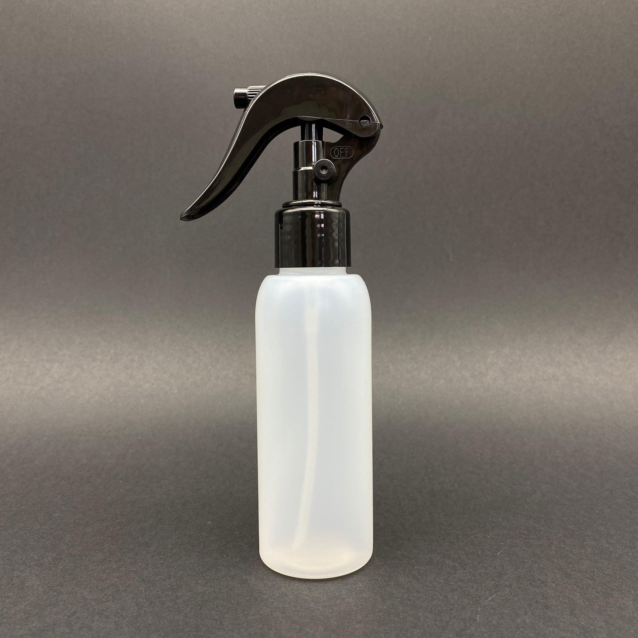 100 CC SERT NATÜREL ŞİŞE - SİYAH TRİGER SPREYLİ - 100 ML PLASTİK SPREYLİ ŞİŞE (DUMAN ŞEKLİNDE PÜSKÜRTÜR)